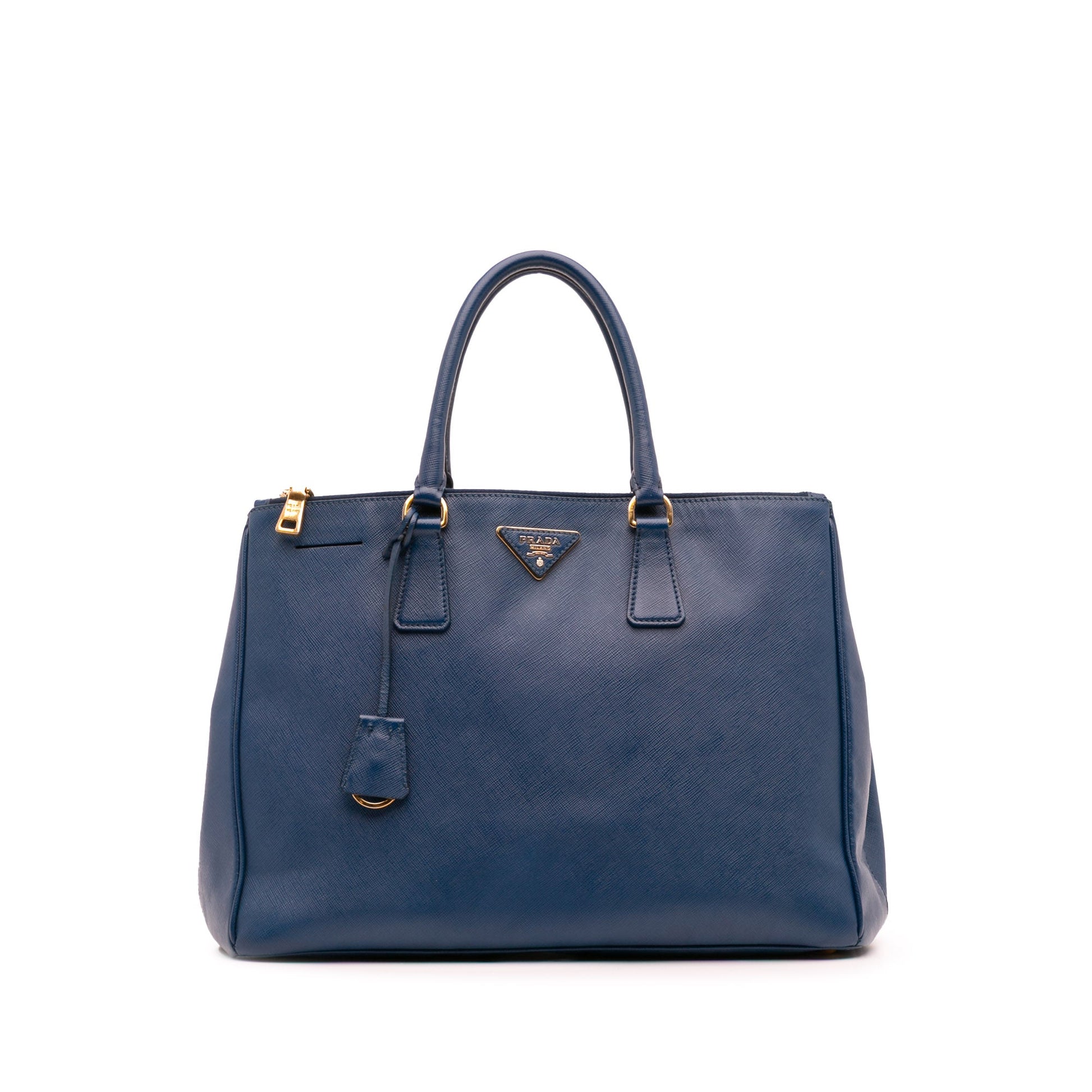 Prada Large Saffiano Lux Galleria Double Zip Tote