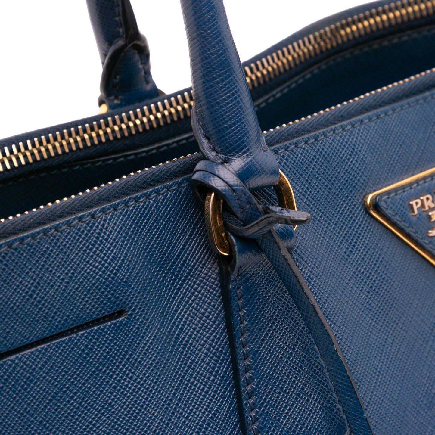 Prada Large Saffiano Lux Galleria Double Zip Tote