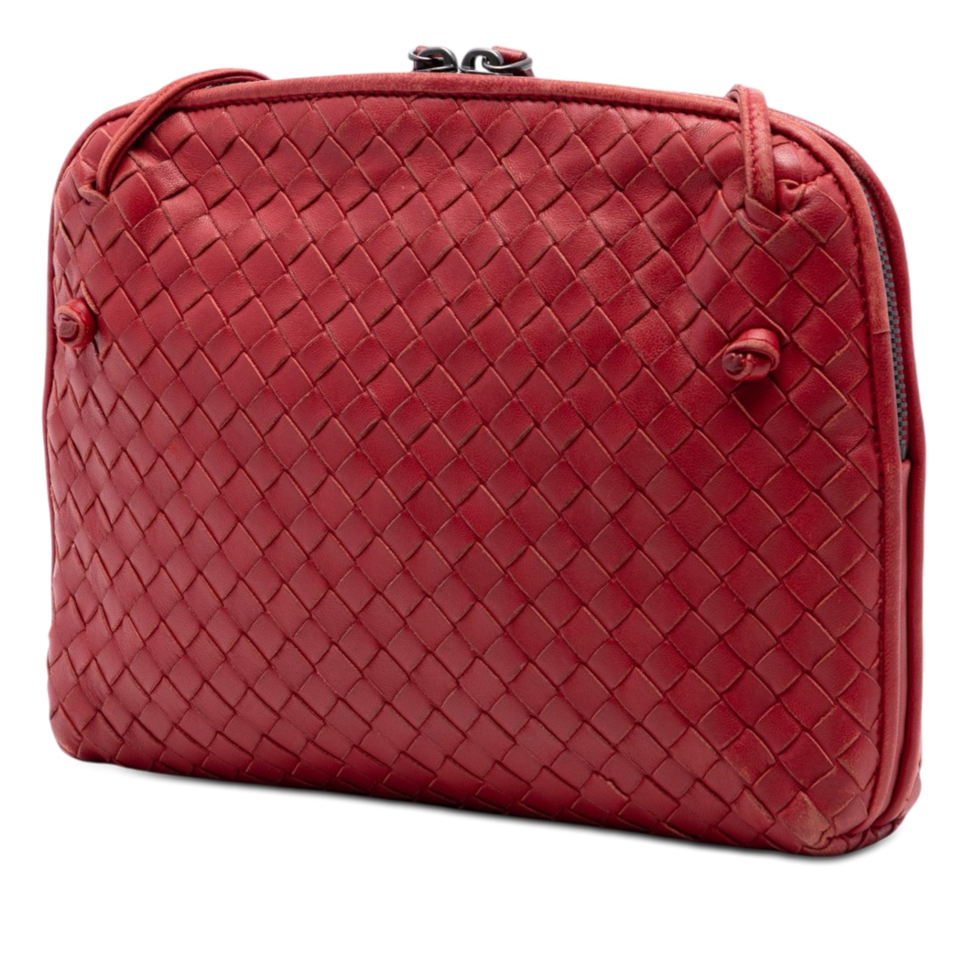 Bottega Veneta Nappa Intrecciato Nodini Crossbody