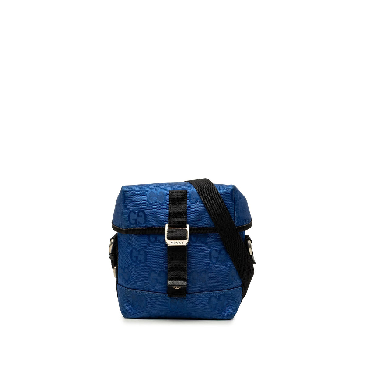 Gucci Off The Grid GG Econyl Messenger Bag — Black