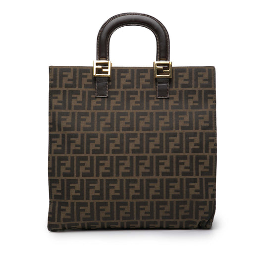 Fendi Zucca Canvas Twins Tote
