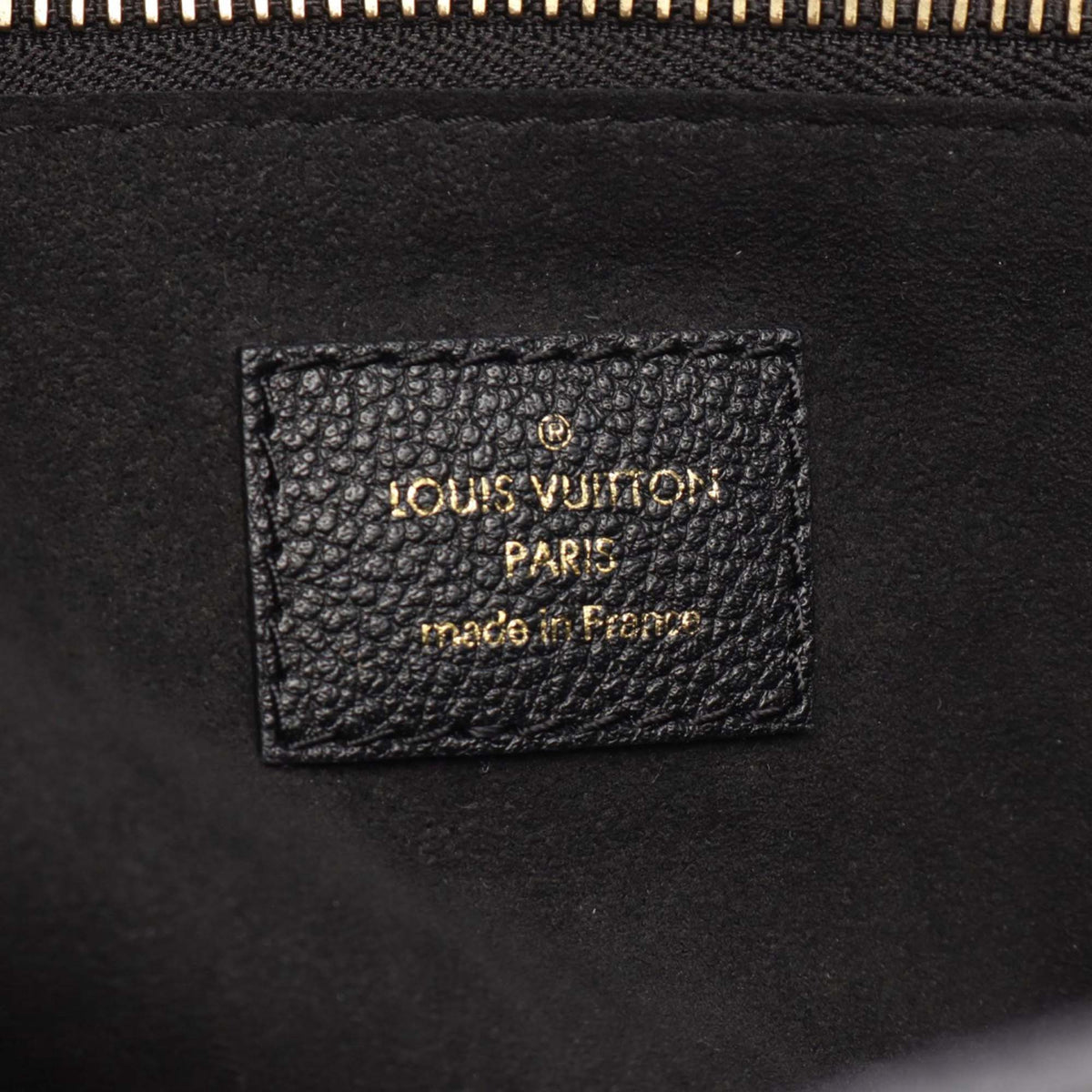 Louis Vuitton Bicolor Monogram Giant Empreinte Neverfull MM — Black