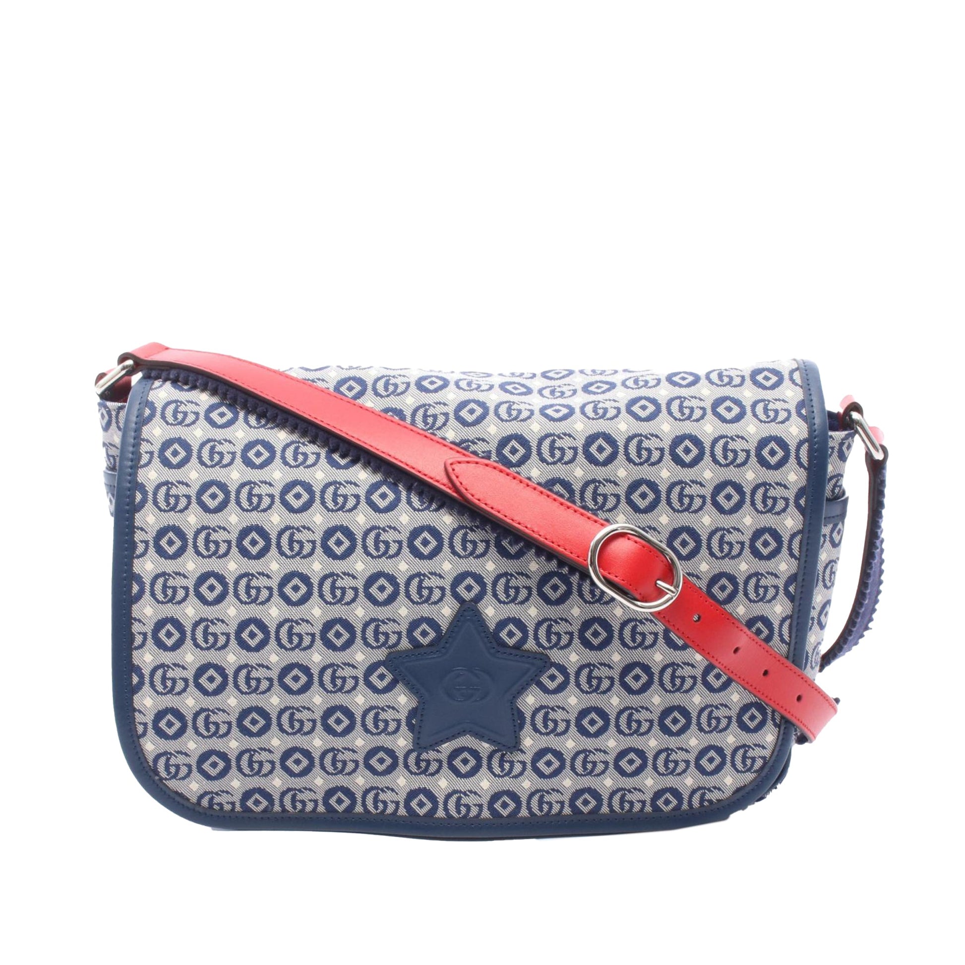 Gucci Kids GG Canvas Star Messenger Bag