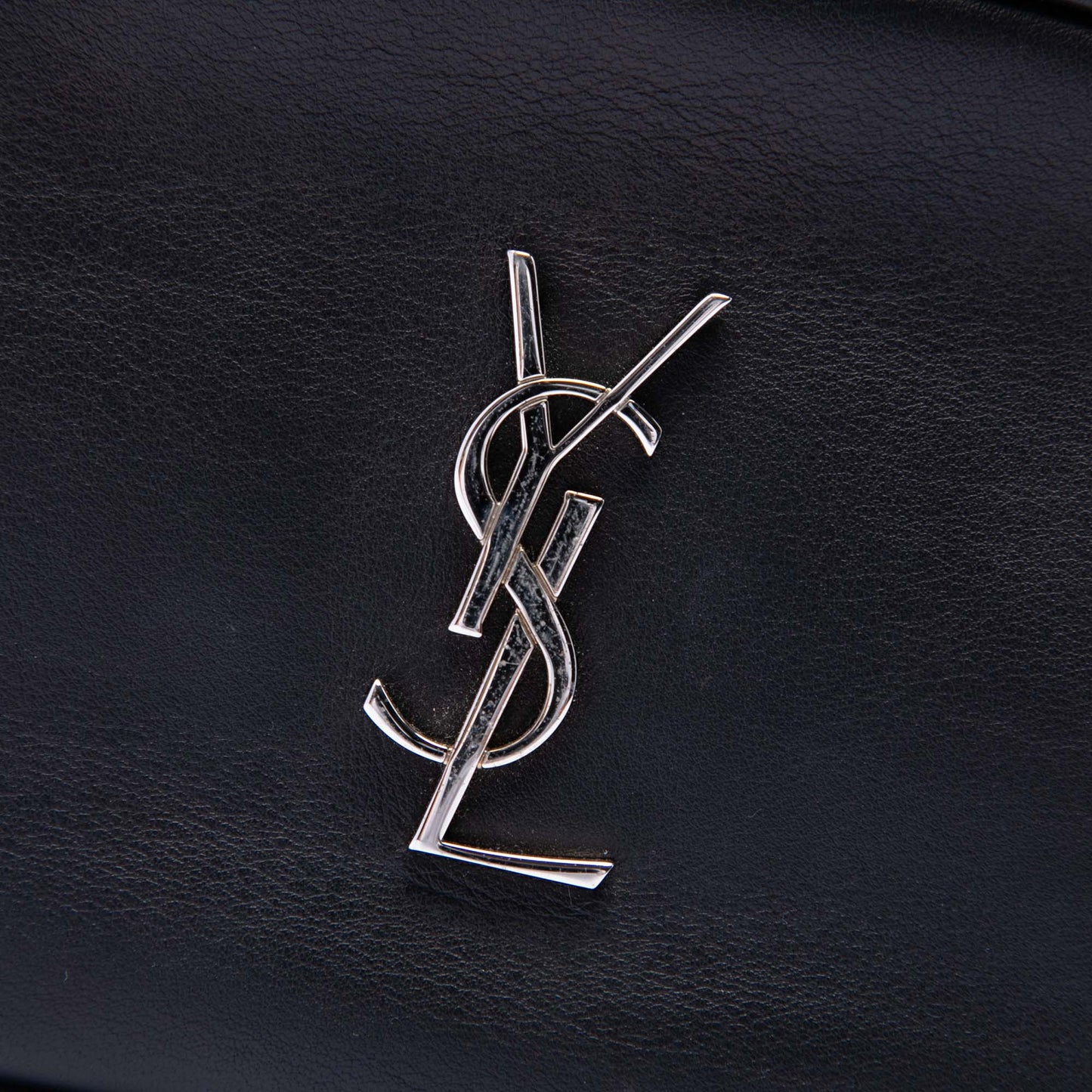 Saint Laurent Calfskin Monogram Blogger Bag