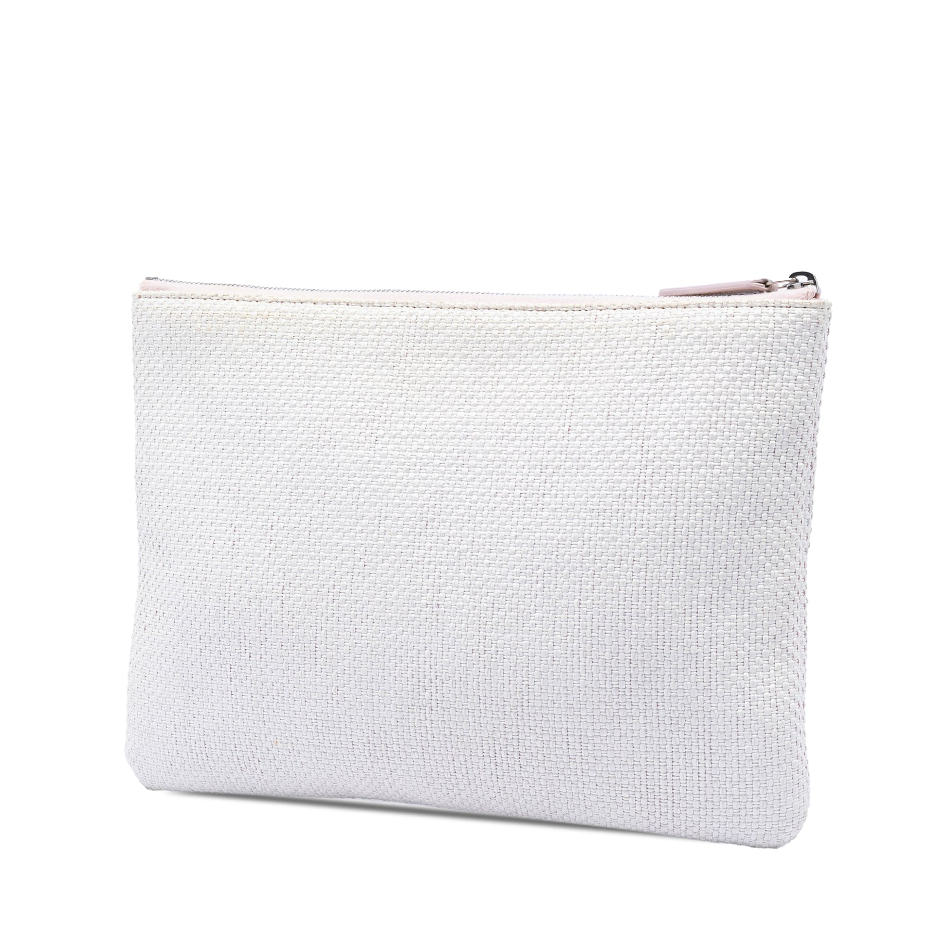 Chanel Medium Raffia Deauville O Case Clutch
