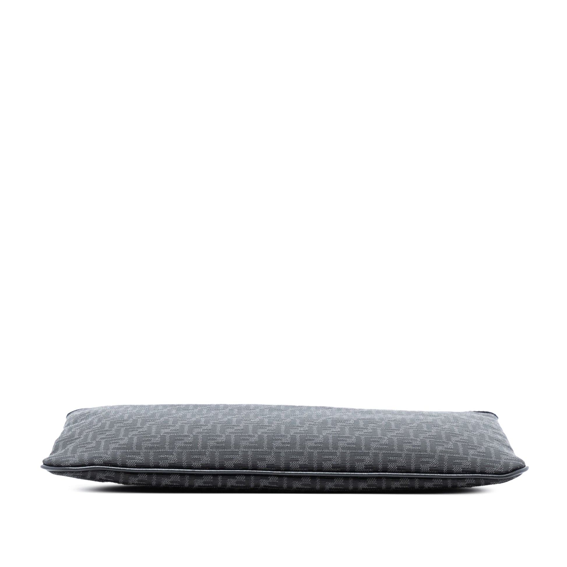 Fendi Zucchino Canvas Flat Clutch