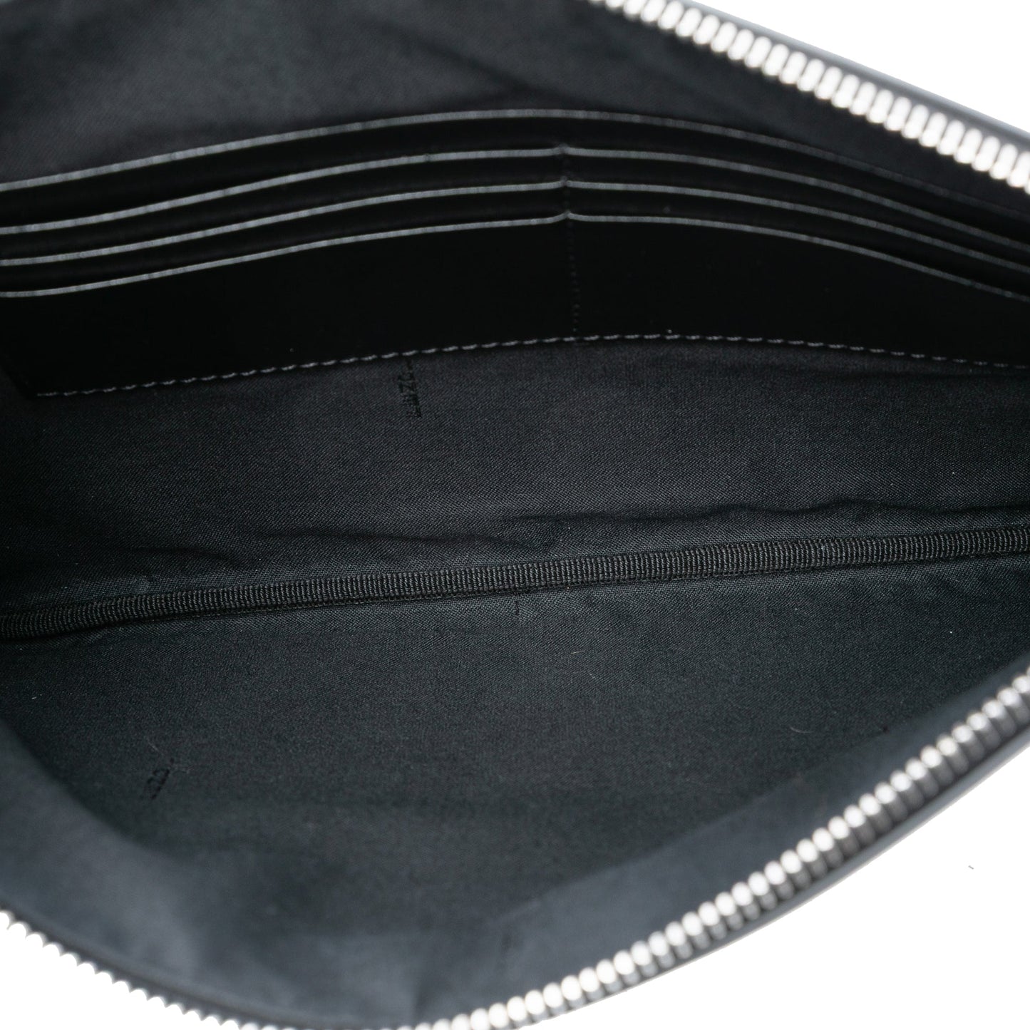 Fendi Zucchino Canvas Flat Clutch