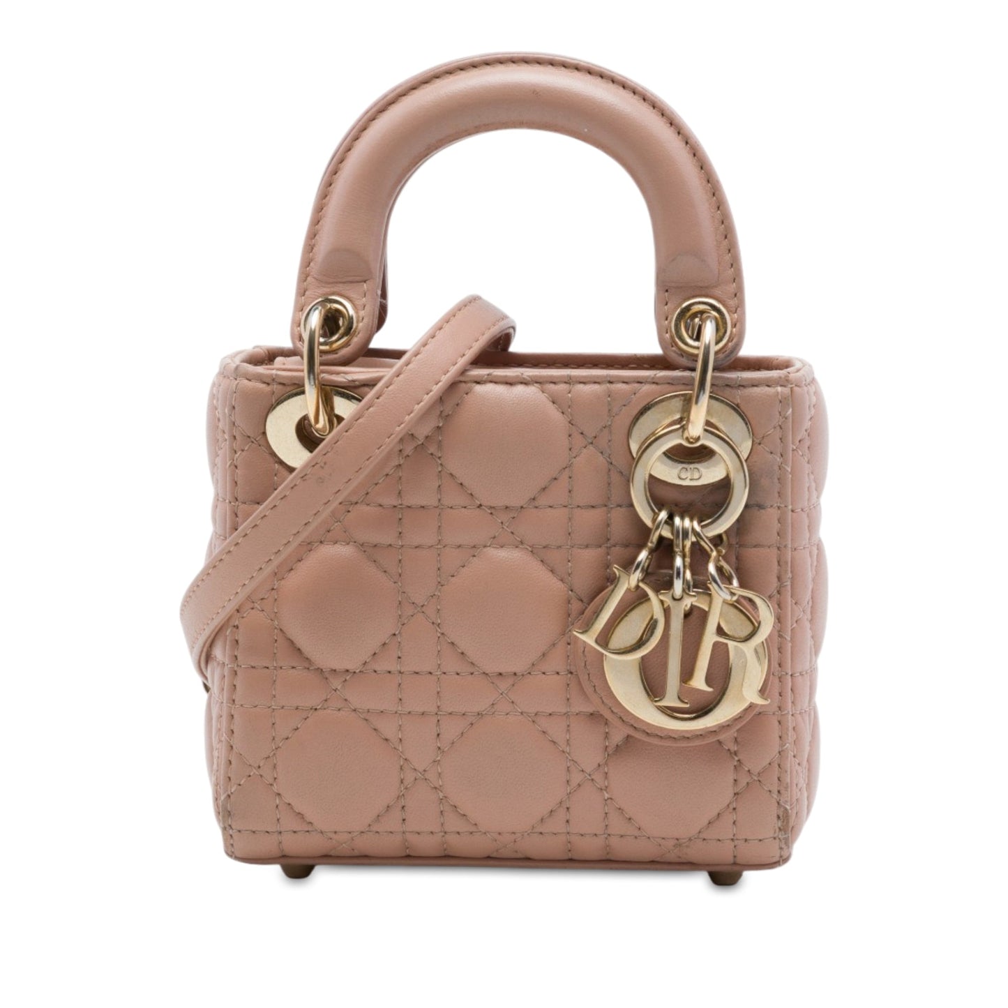 Dior Micro Lambskin Cannage Lady Dior