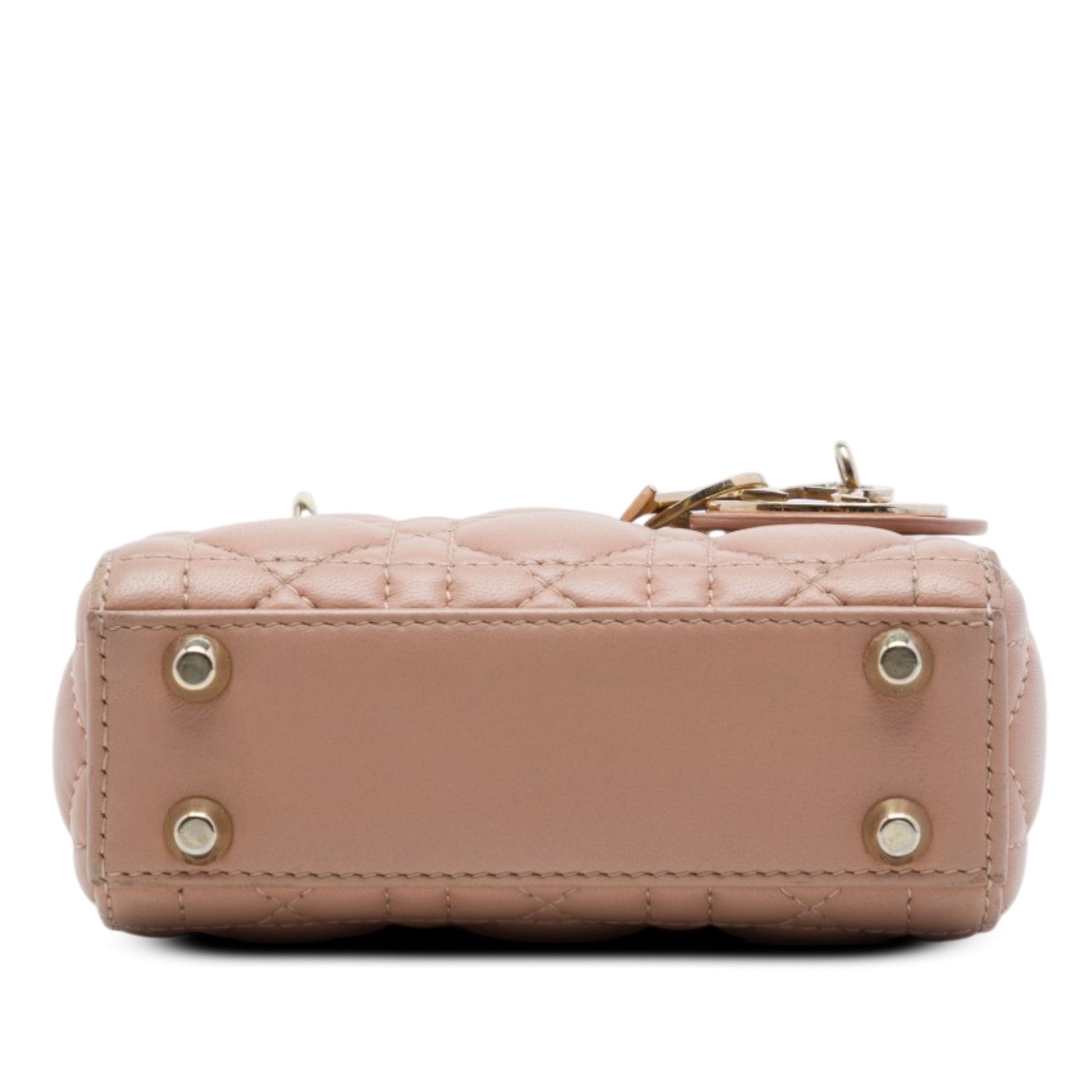 Dior Micro Lambskin Cannage Lady Dior