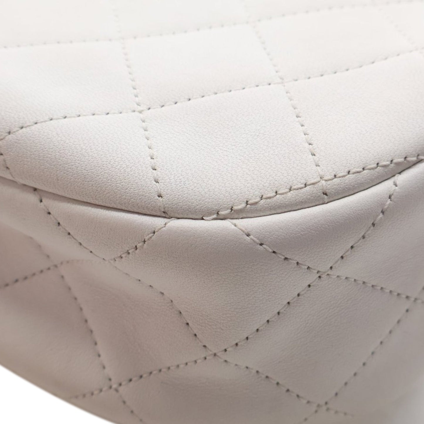 Chanel CC Quilted Studded Lambskin Round Camera Bag