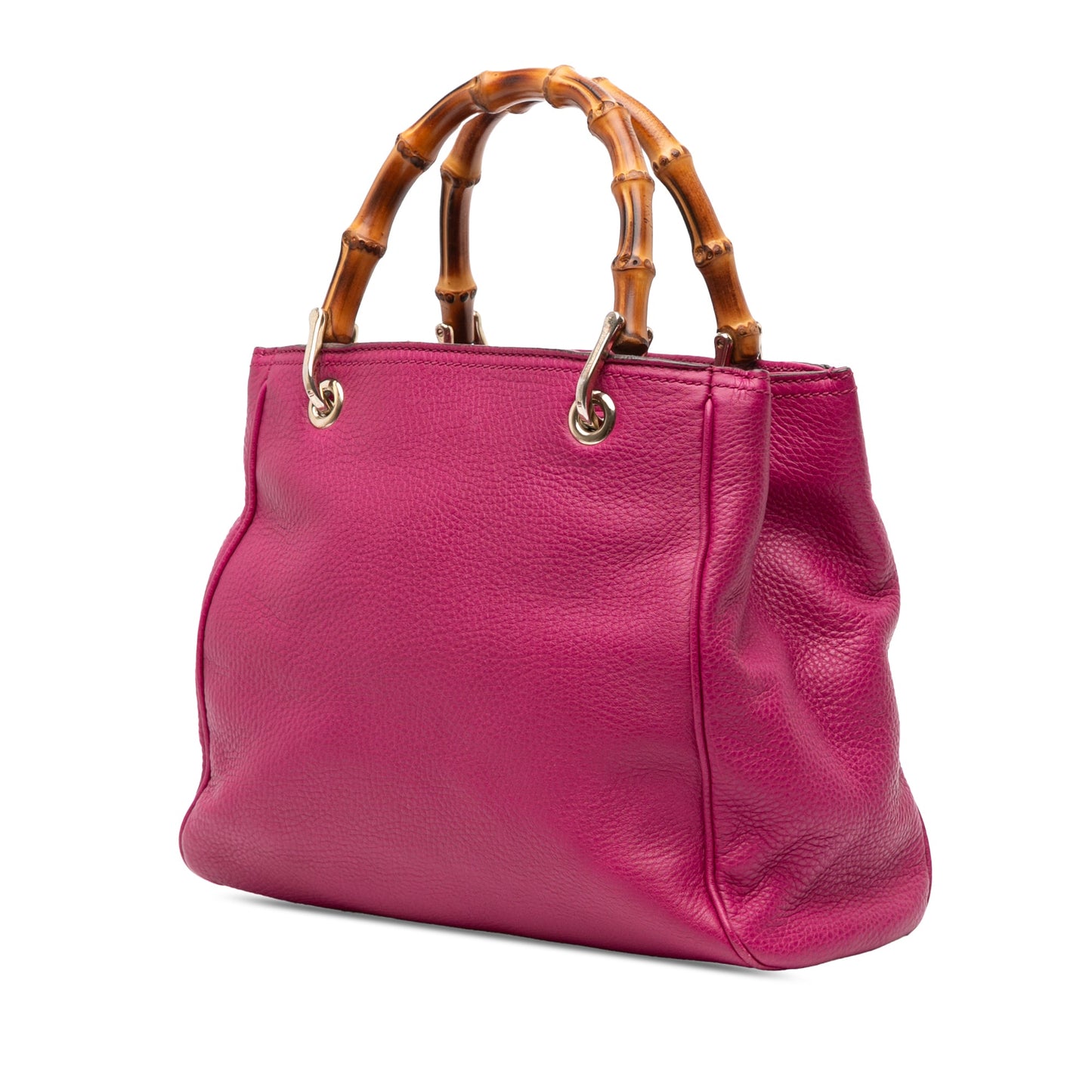 Gucci Small Calfskin Bamboo Shopper Satchel