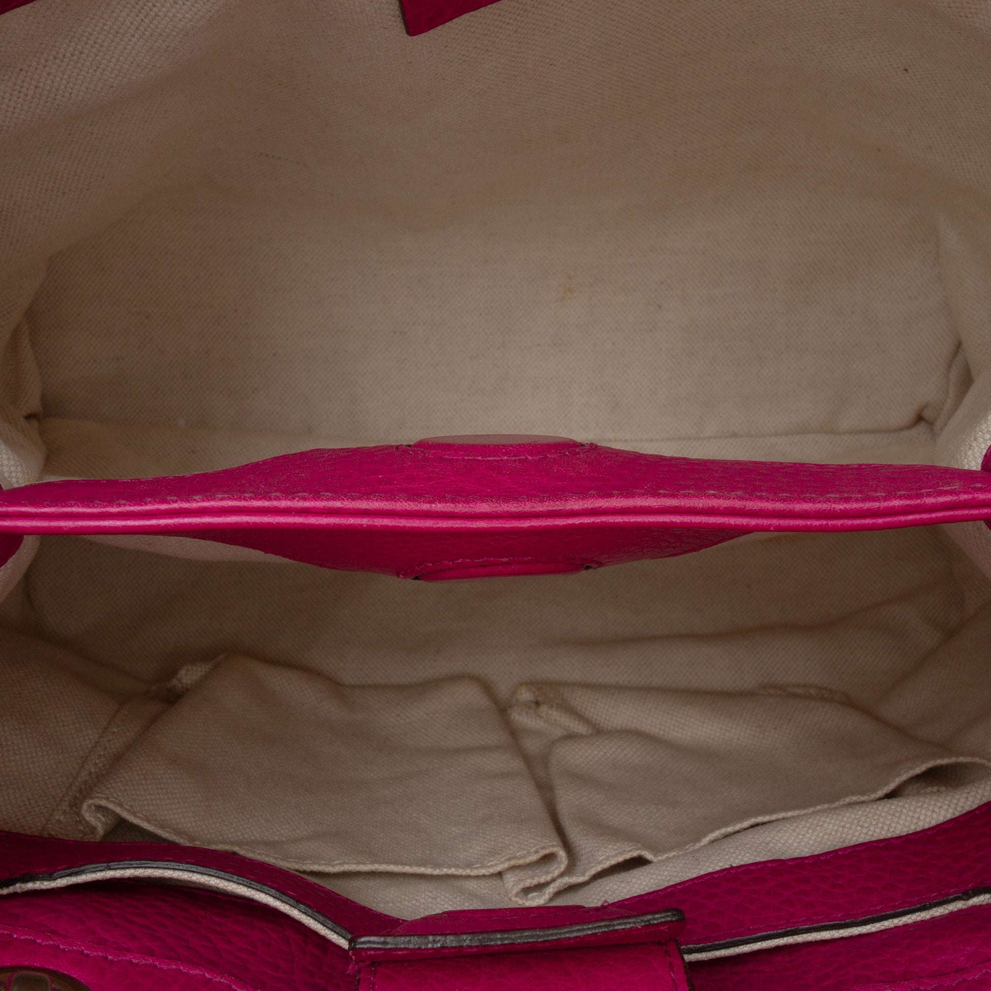 Gucci Small Calfskin Bamboo Shopper Satchel