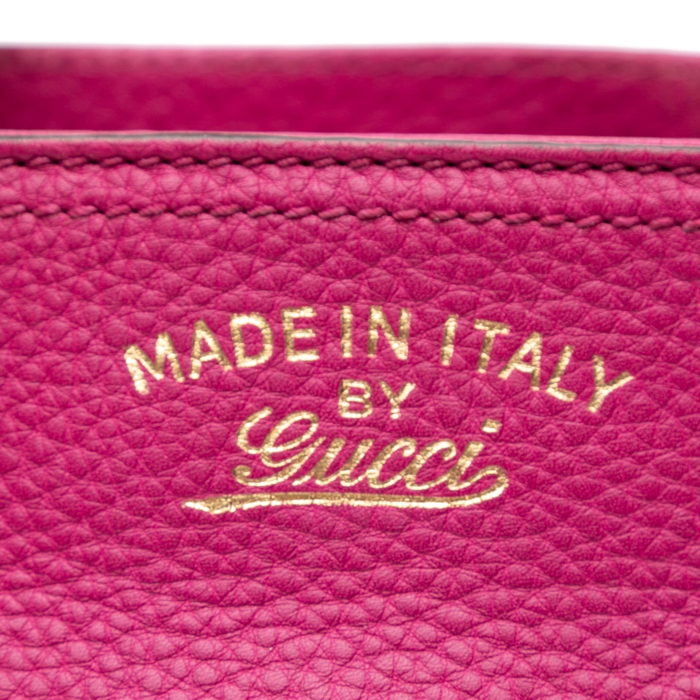 Gucci Small Calfskin Bamboo Shopper Satchel
