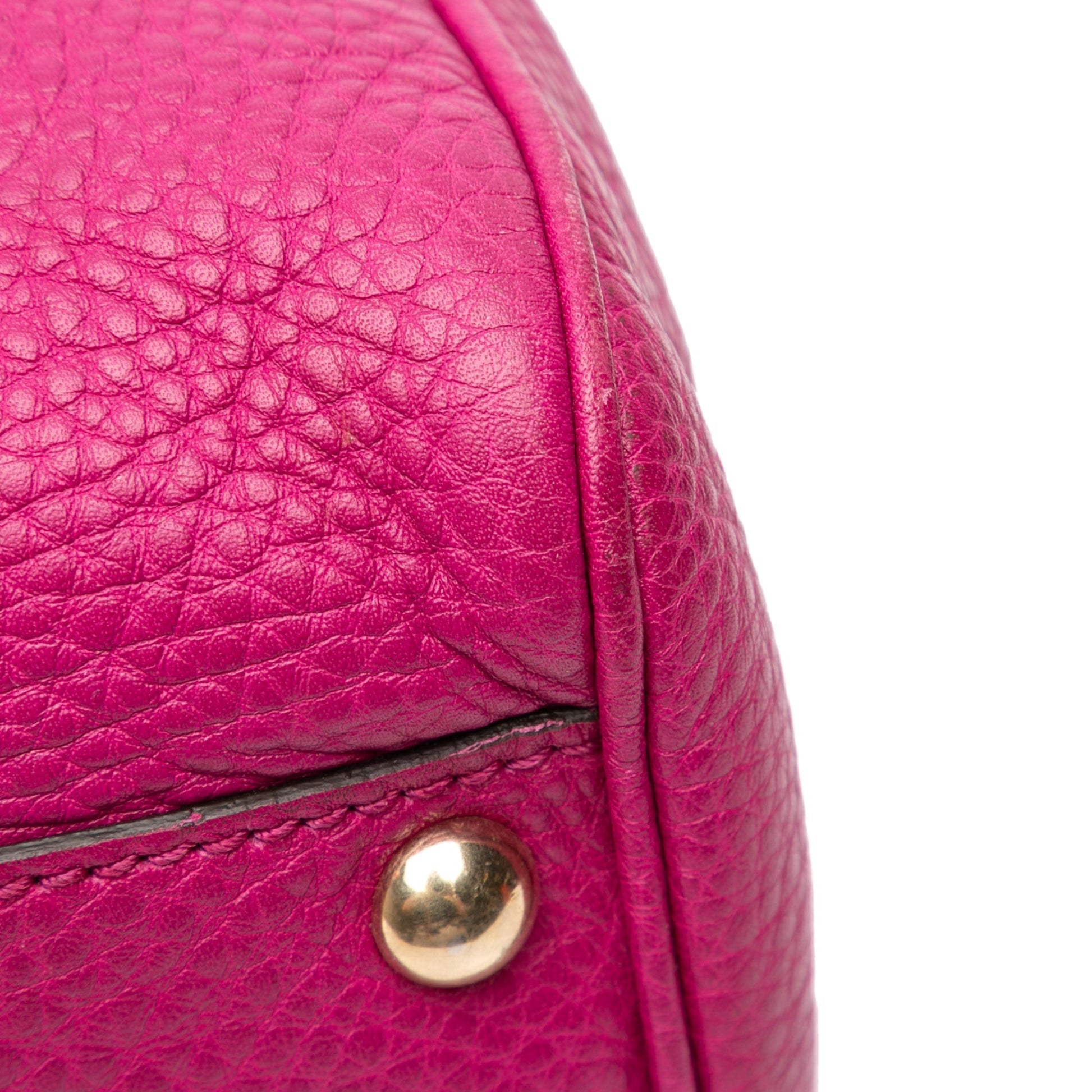 Gucci Small Calfskin Bamboo Shopper Satchel