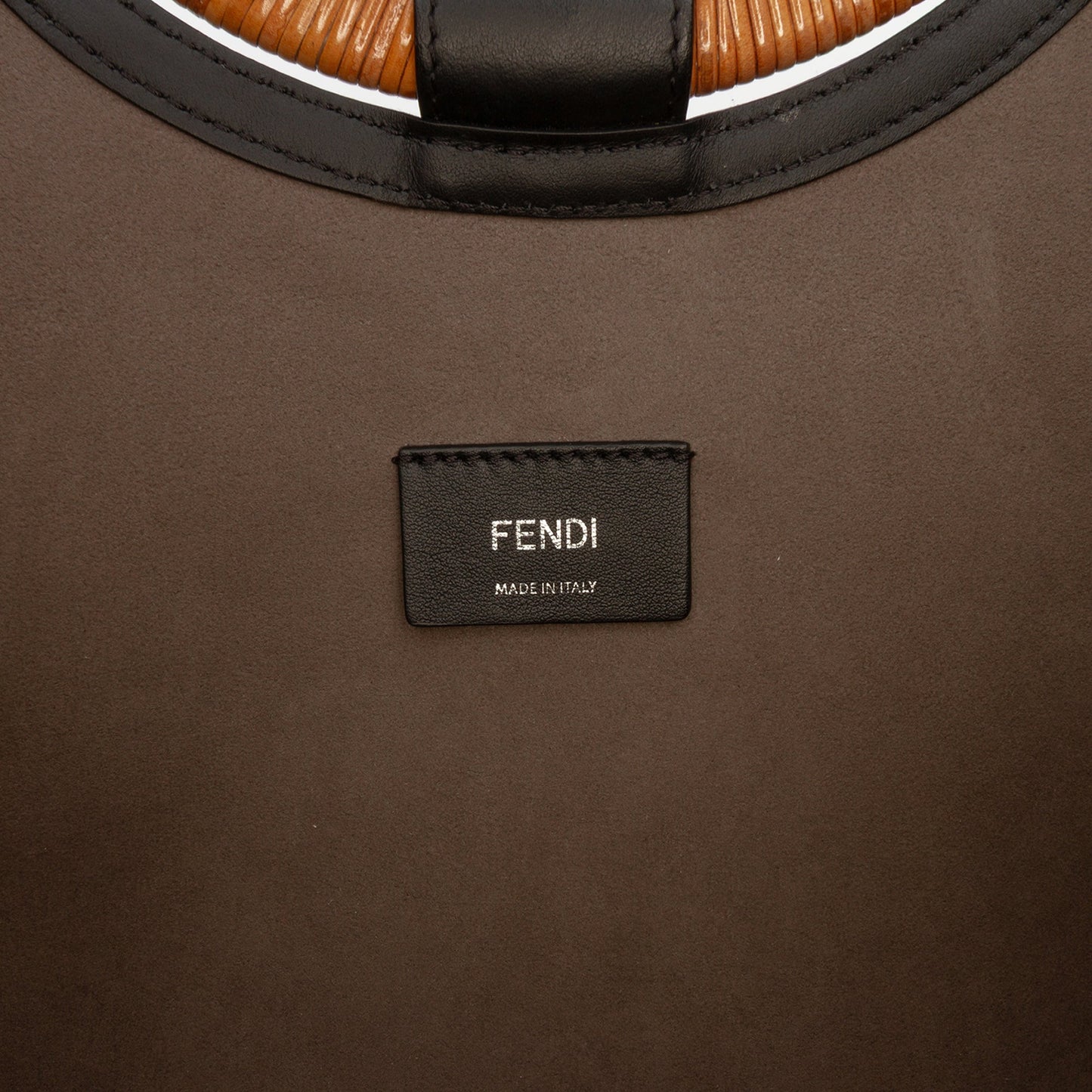 Fendi Large Zucca Embossed Leather Runaway Shopper Satchel