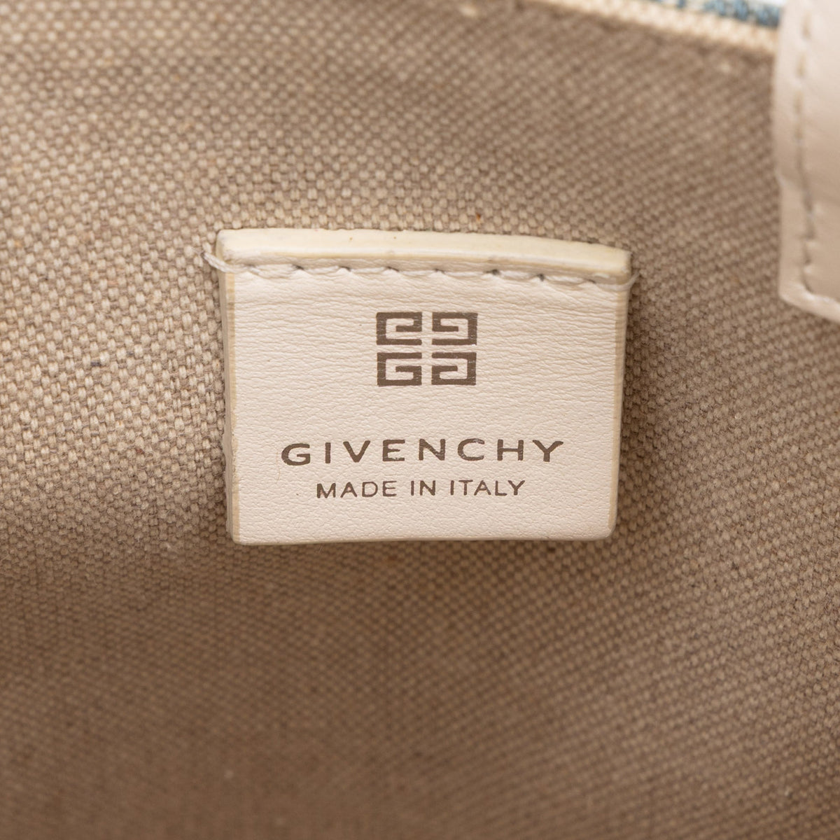 Givenchy Mini Denim Vertical G Tote — Blue