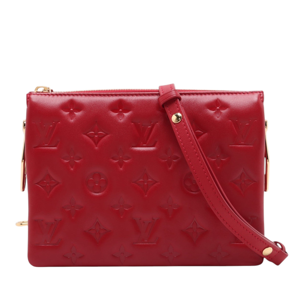 Louis Vuitton Monogram Embossed Lambskin Coussin BB