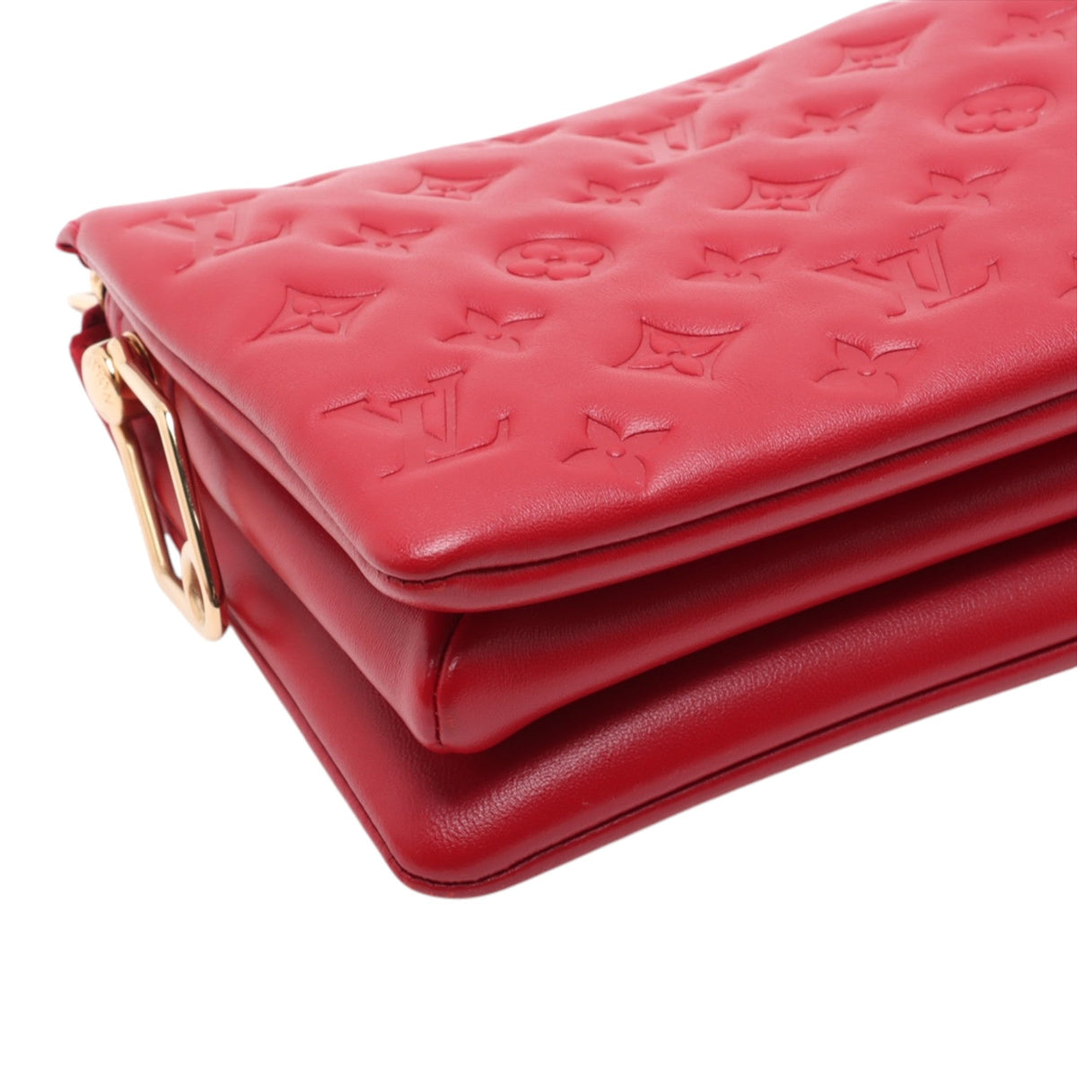 Louis Vuitton Monogram Embossed Lambskin Coussin BB