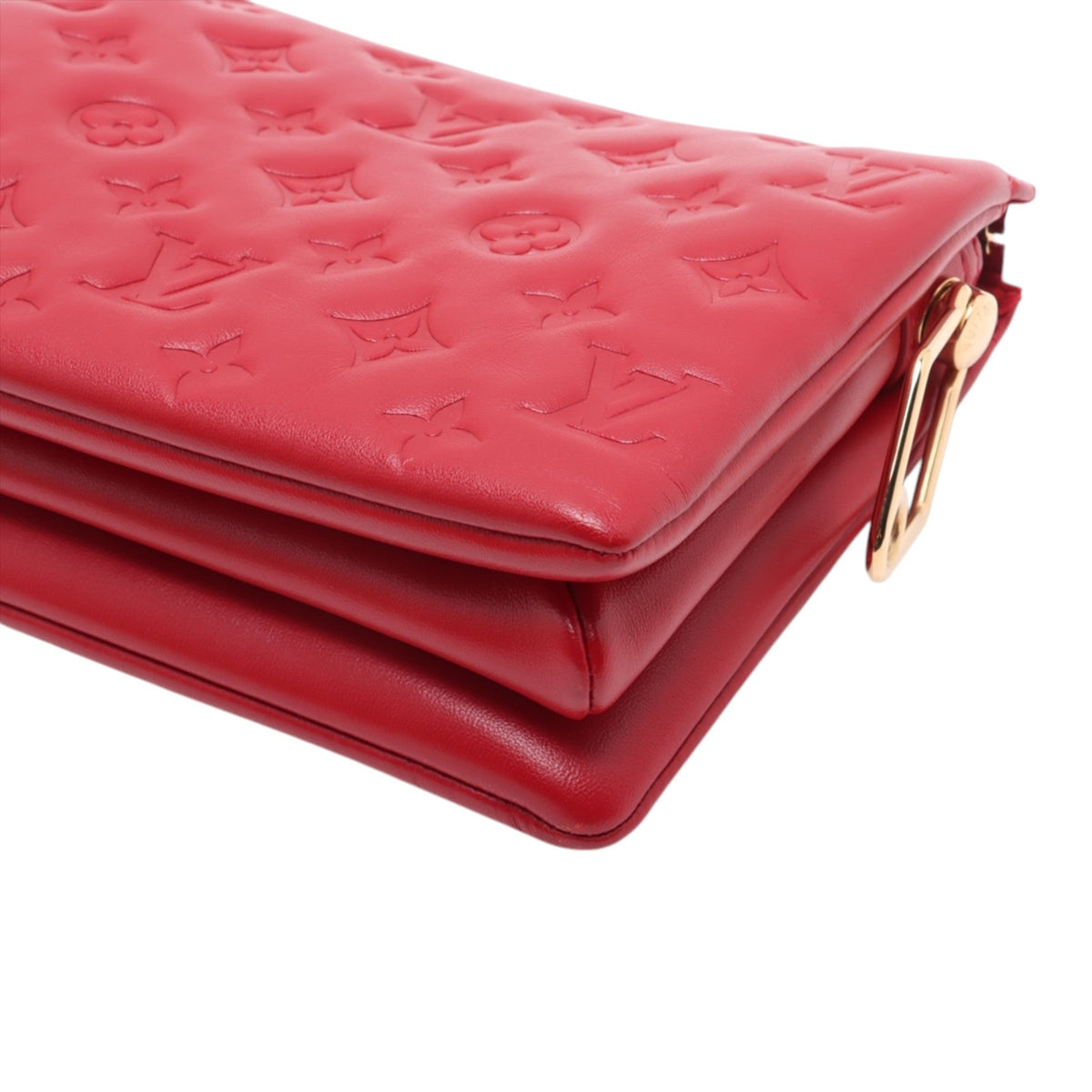 Louis Vuitton Monogram Embossed Lambskin Coussin BB