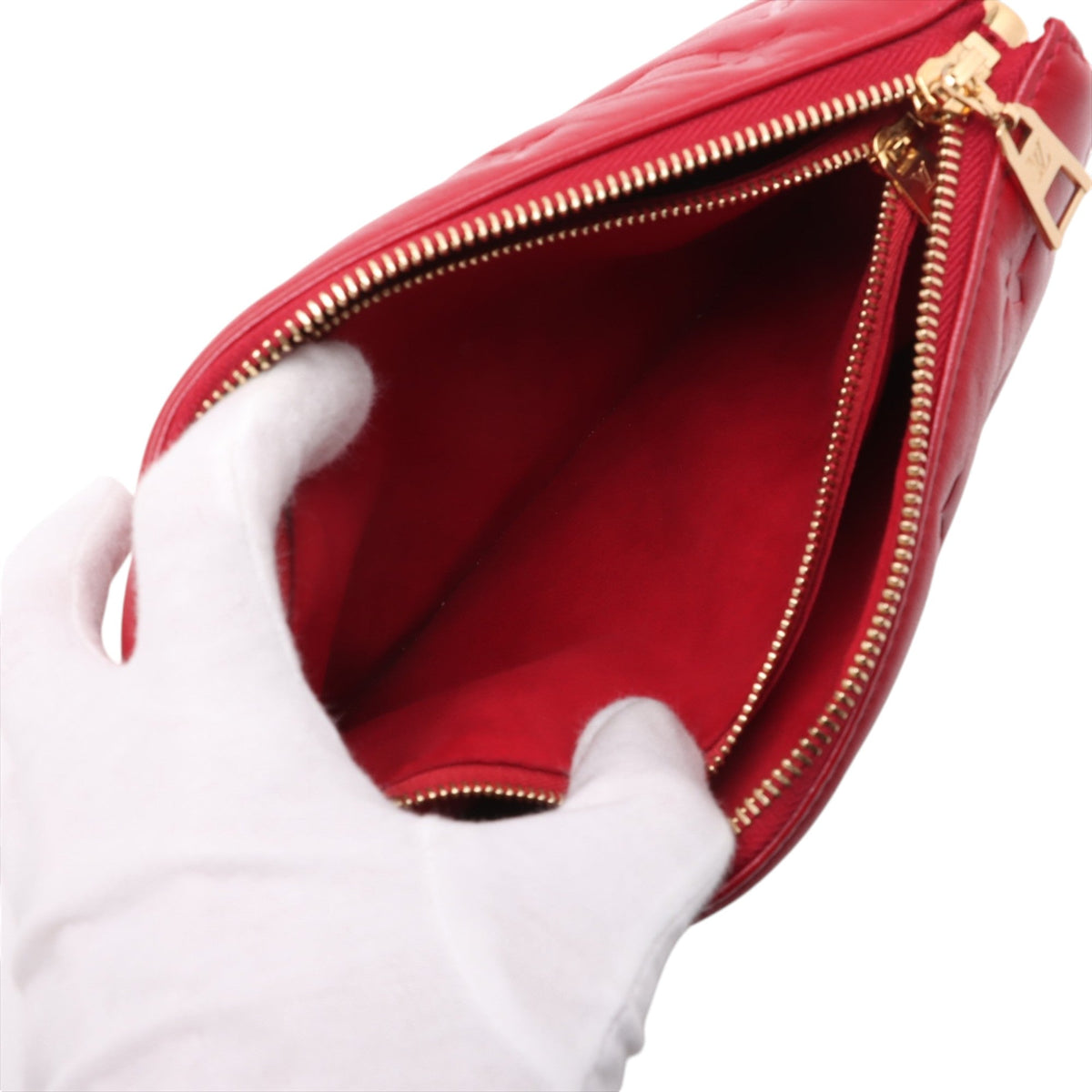 Louis Vuitton Monogram Embossed Lambskin Coussin BB