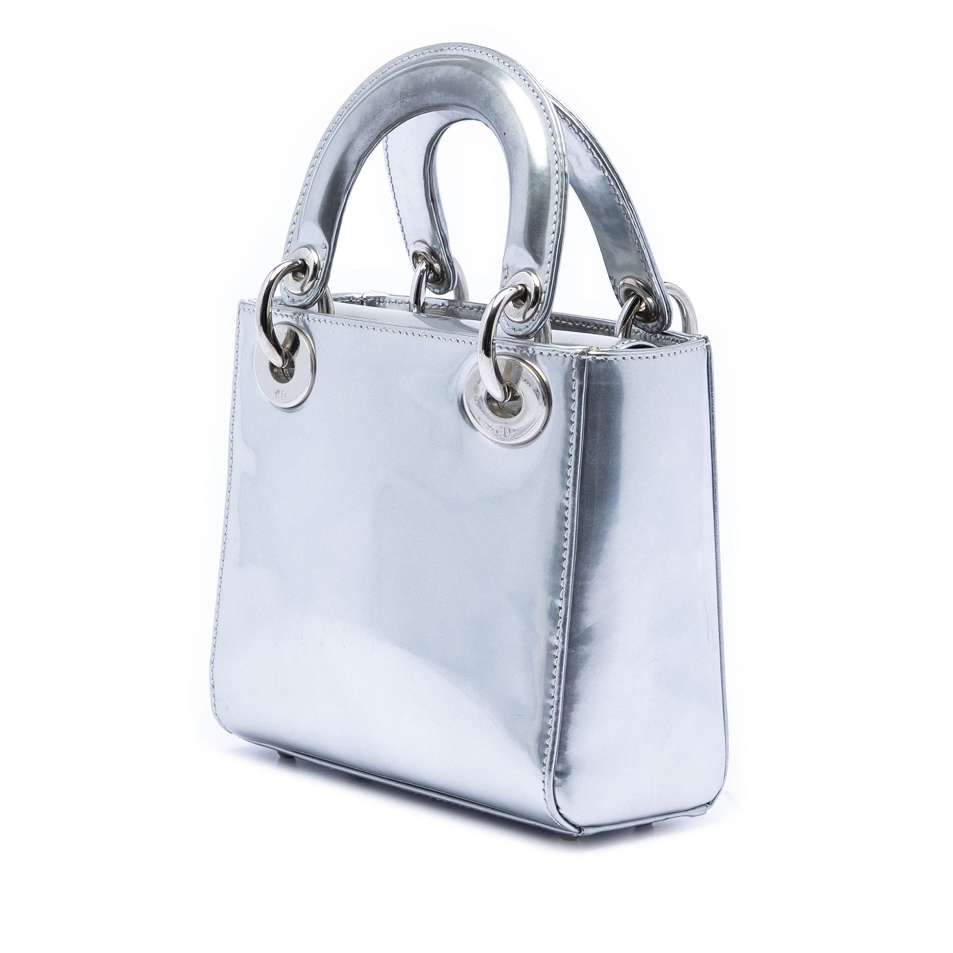 Dior Limited Edition Beijing China World Mini Metallic Patent Lady Dior