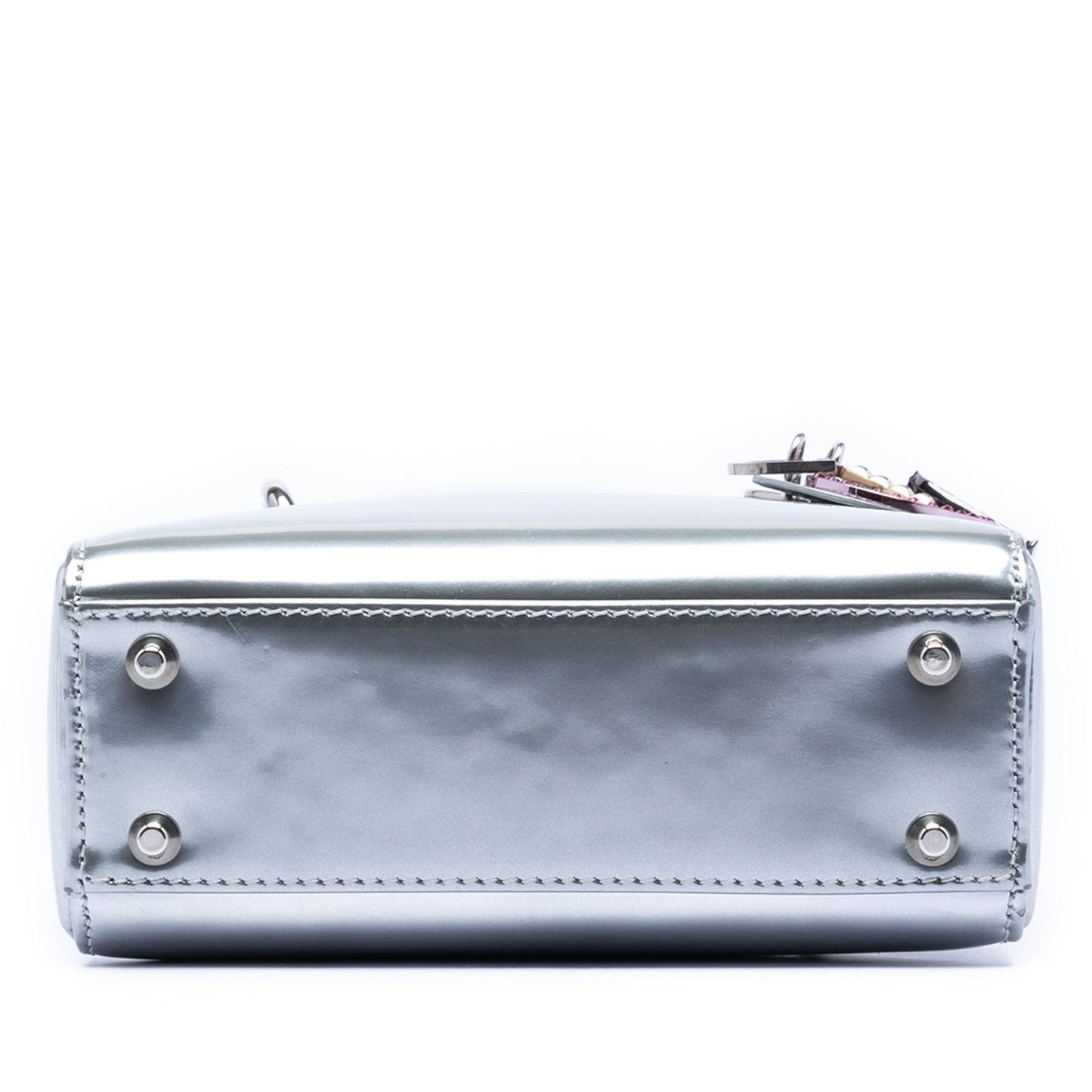 Dior Limited Edition Beijing China World Mini Metallic Patent Lady Dior