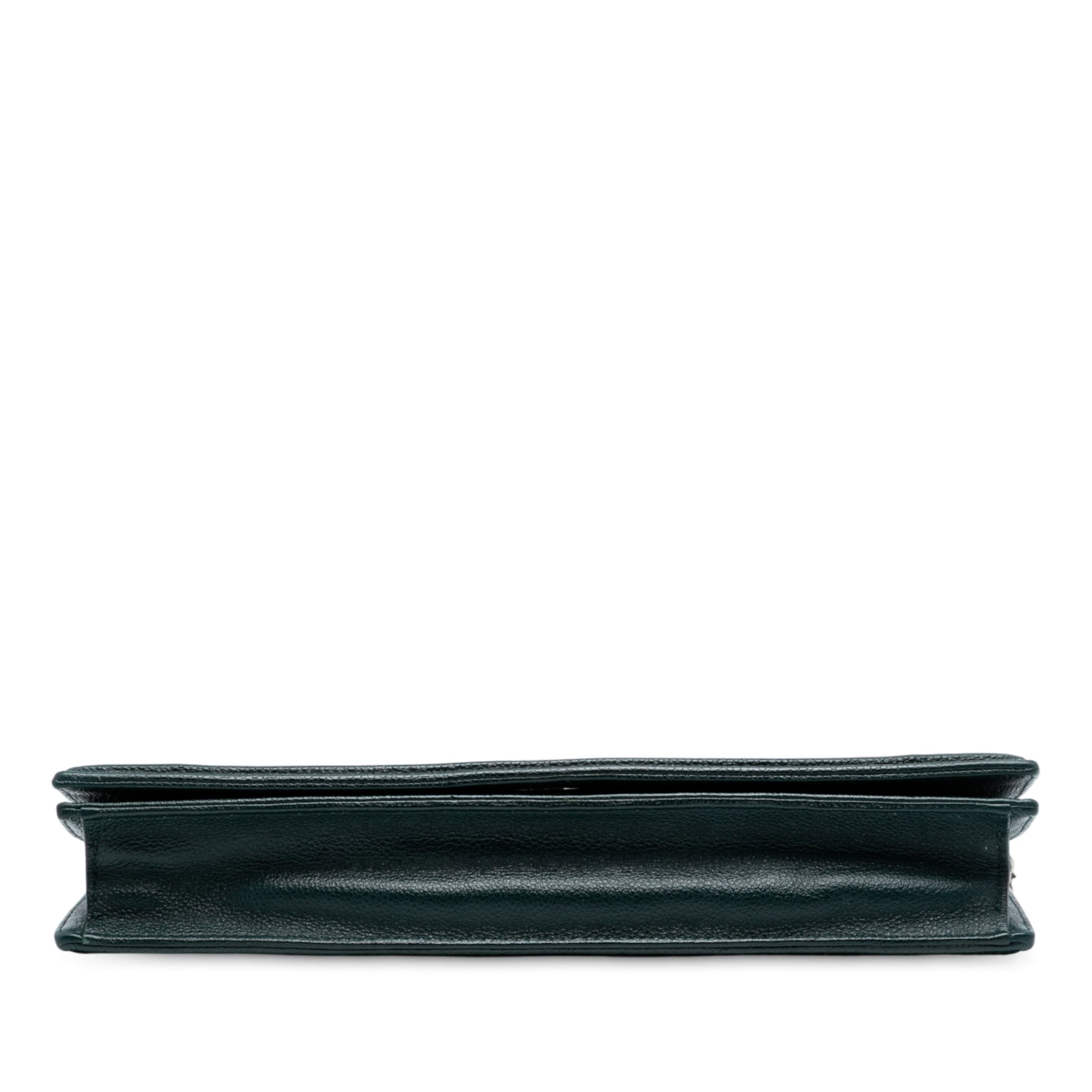 Dior Grained Calfskin Diorama Pochette Clutch