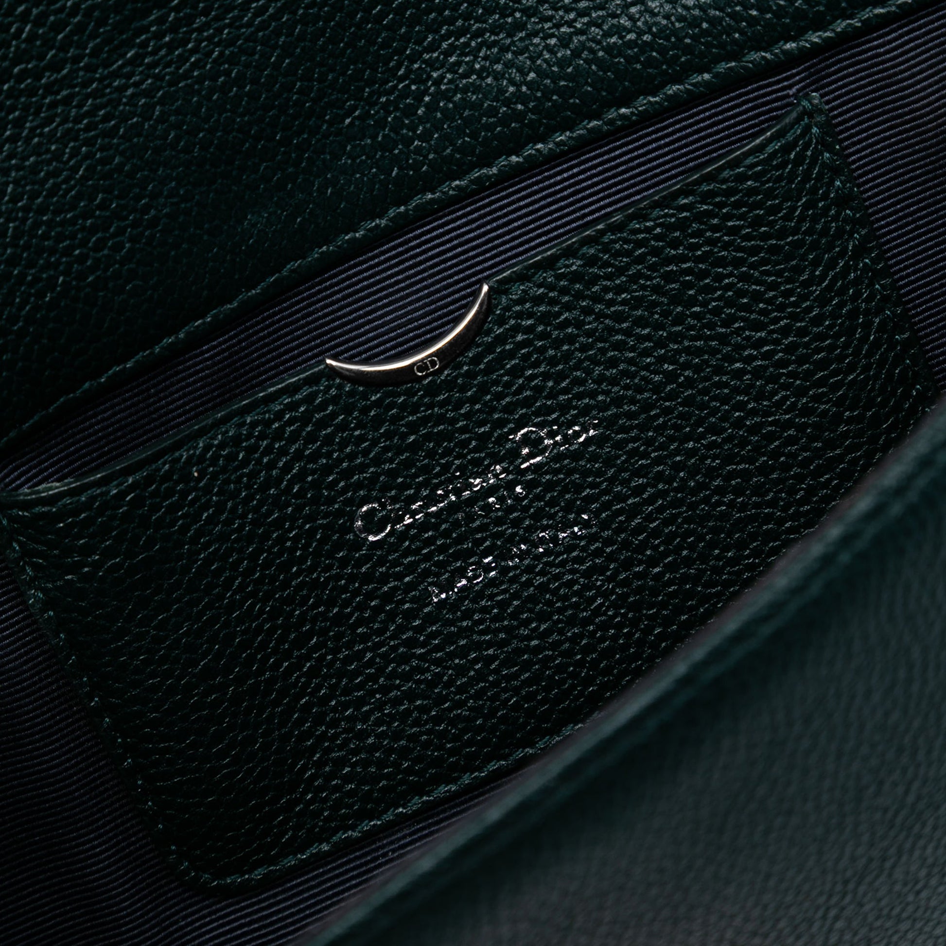Dior Grained Calfskin Diorama Pochette Clutch