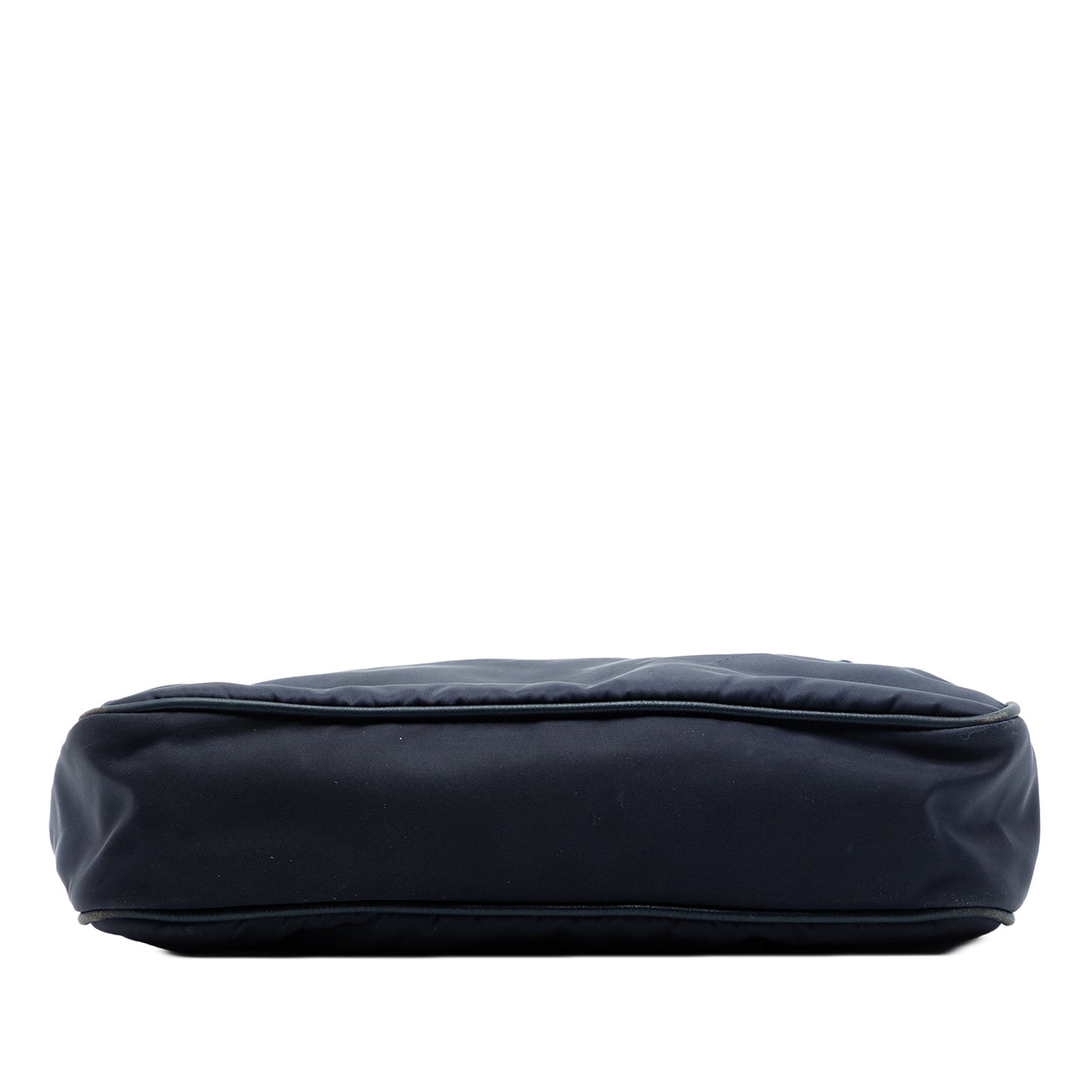 Prada Saffiano Trimmed Tessuto Zip Top Crossbody