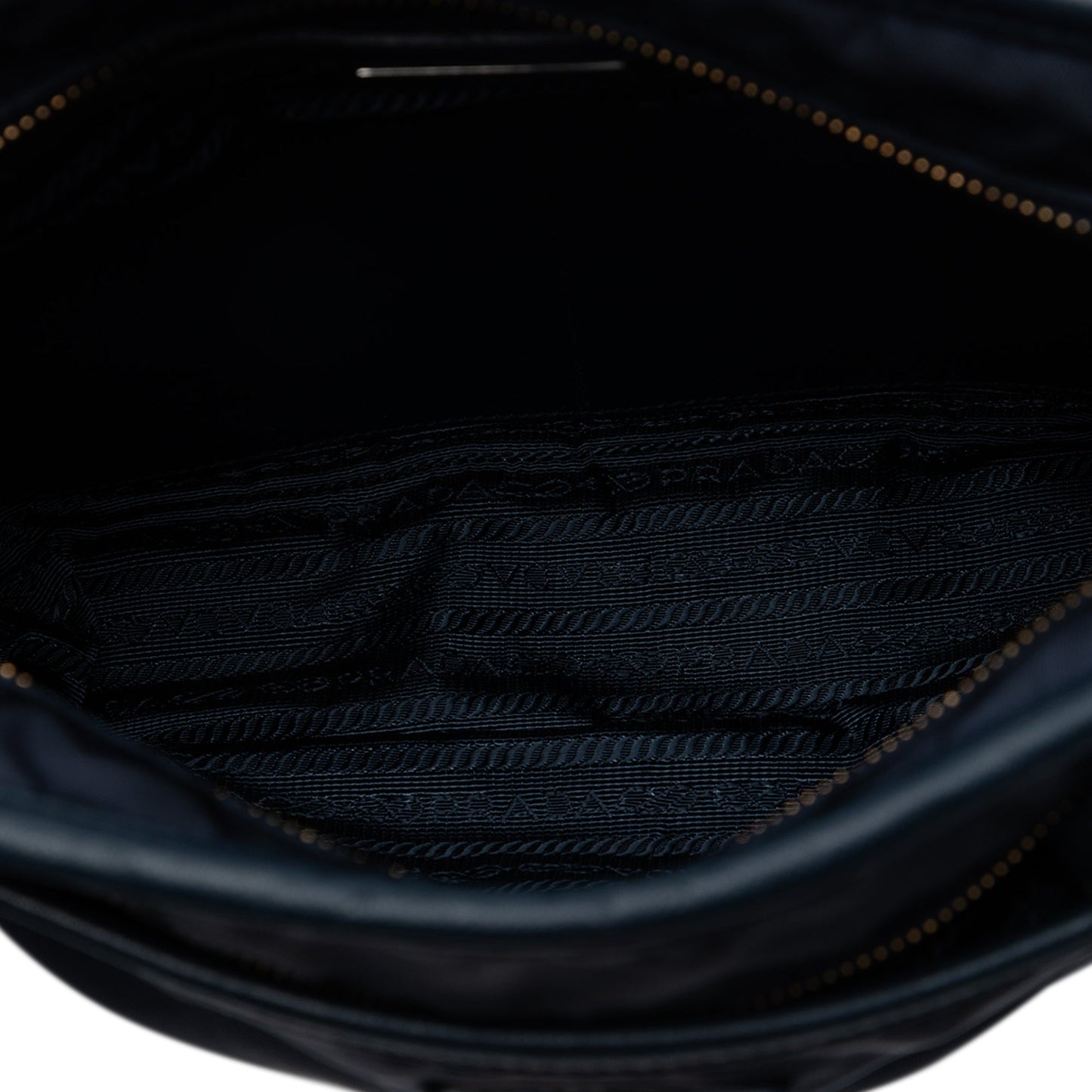 Prada Saffiano Trimmed Tessuto Zip Top Crossbody