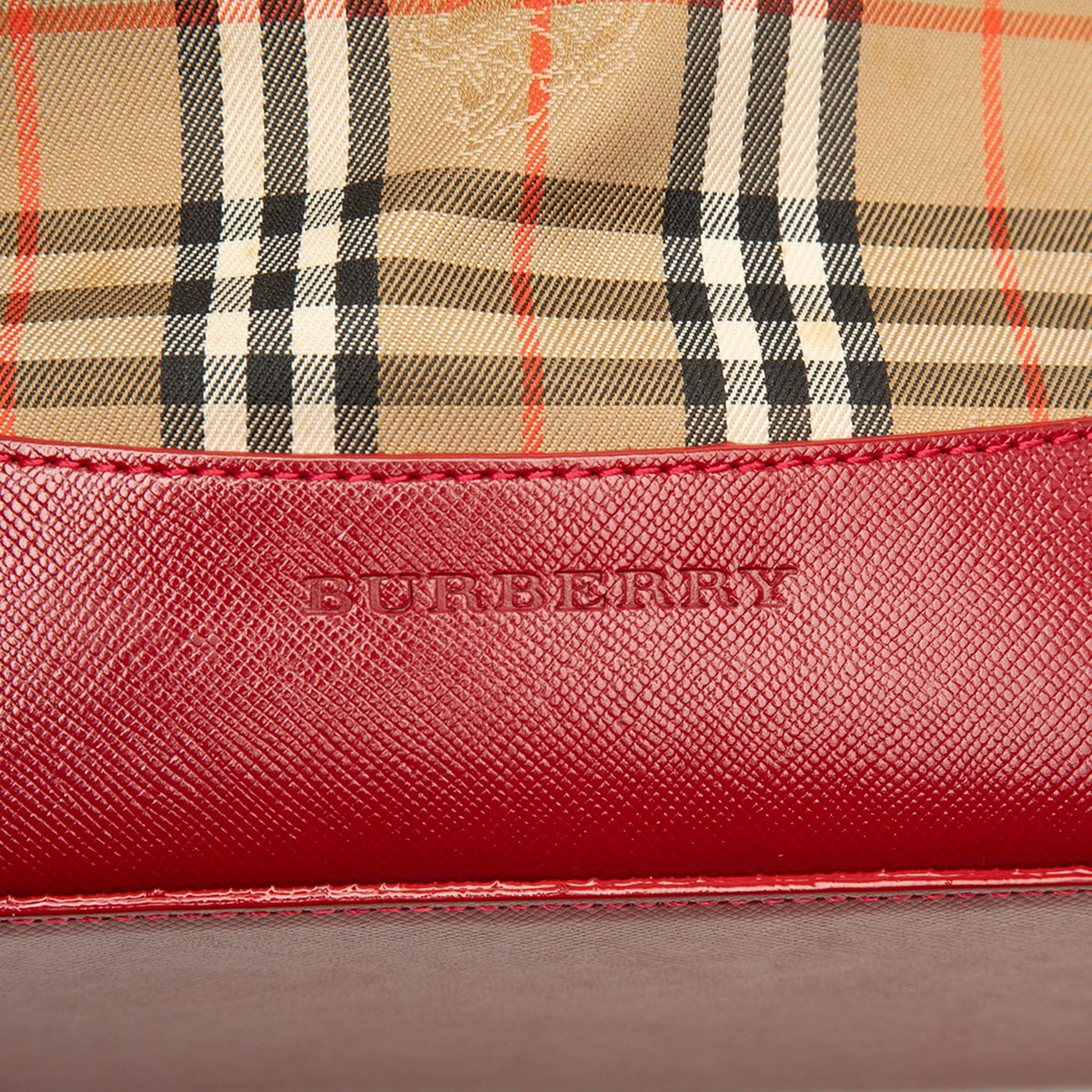 Burberry Haymarket Check Canvas Tote