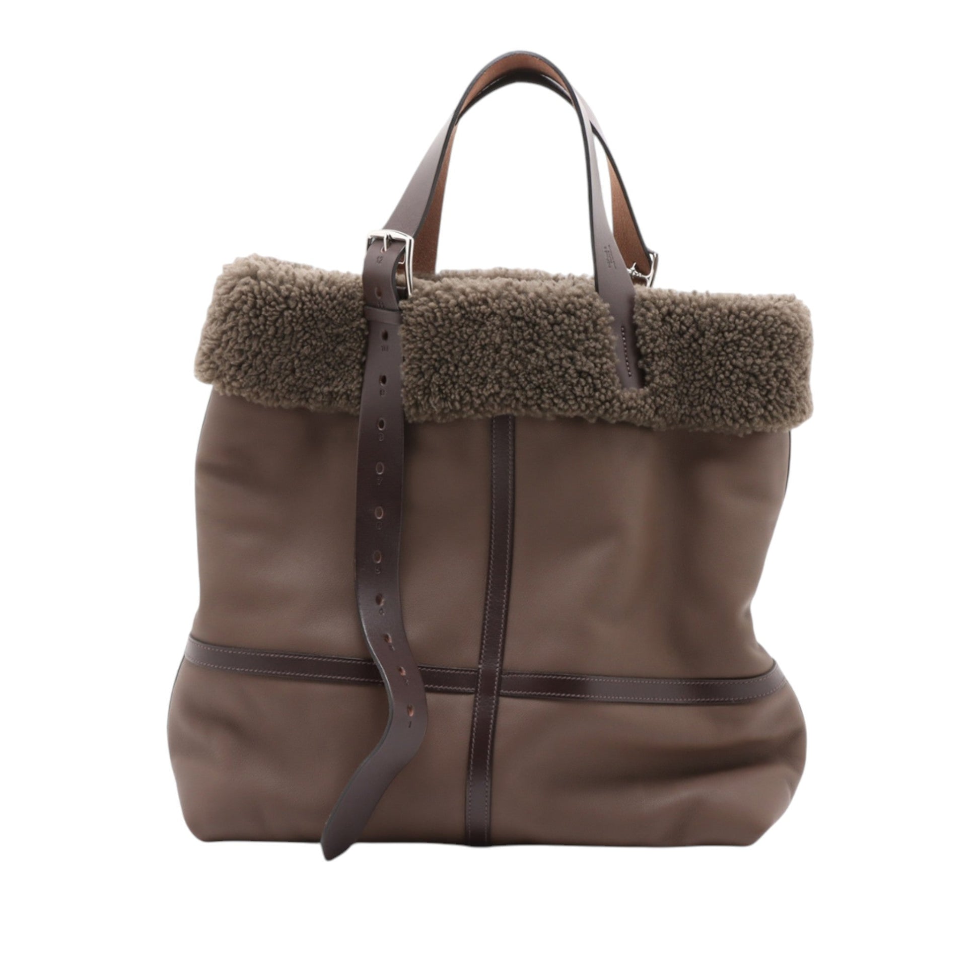 Hermès Clemence Shearling Etriviere Aviator
