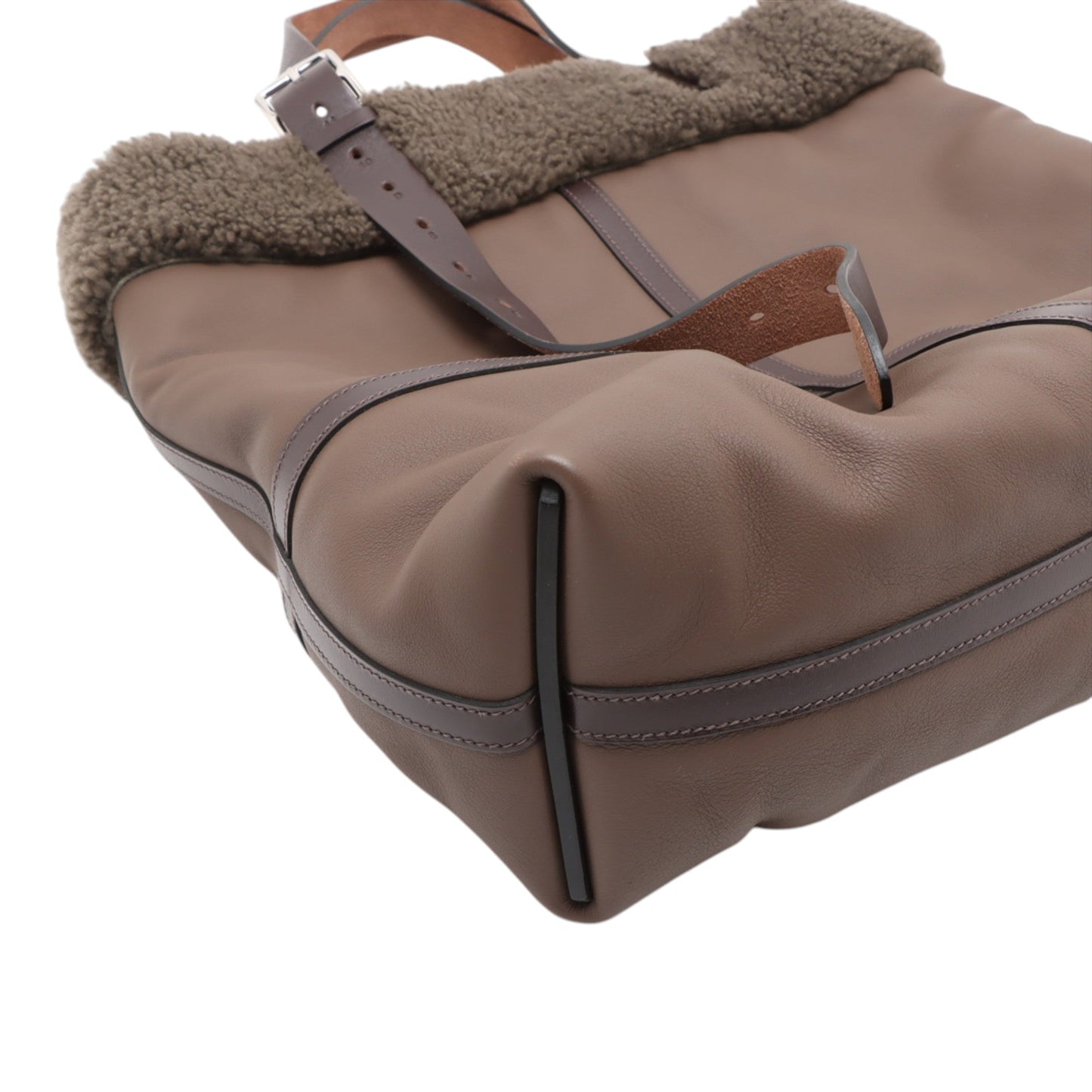 Hermès Clemence Shearling Etriviere Aviator