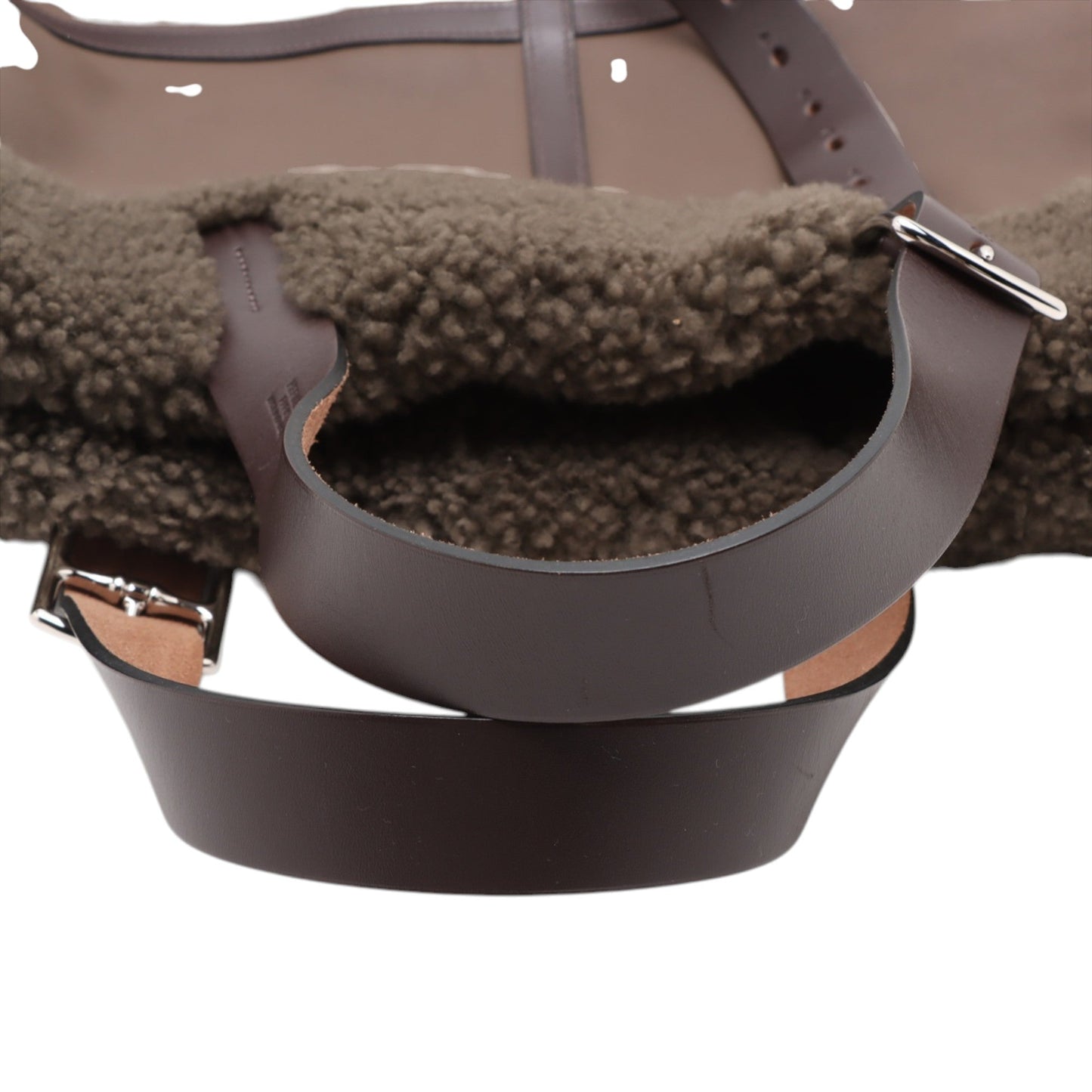 Hermès Clemence Shearling Etriviere Aviator