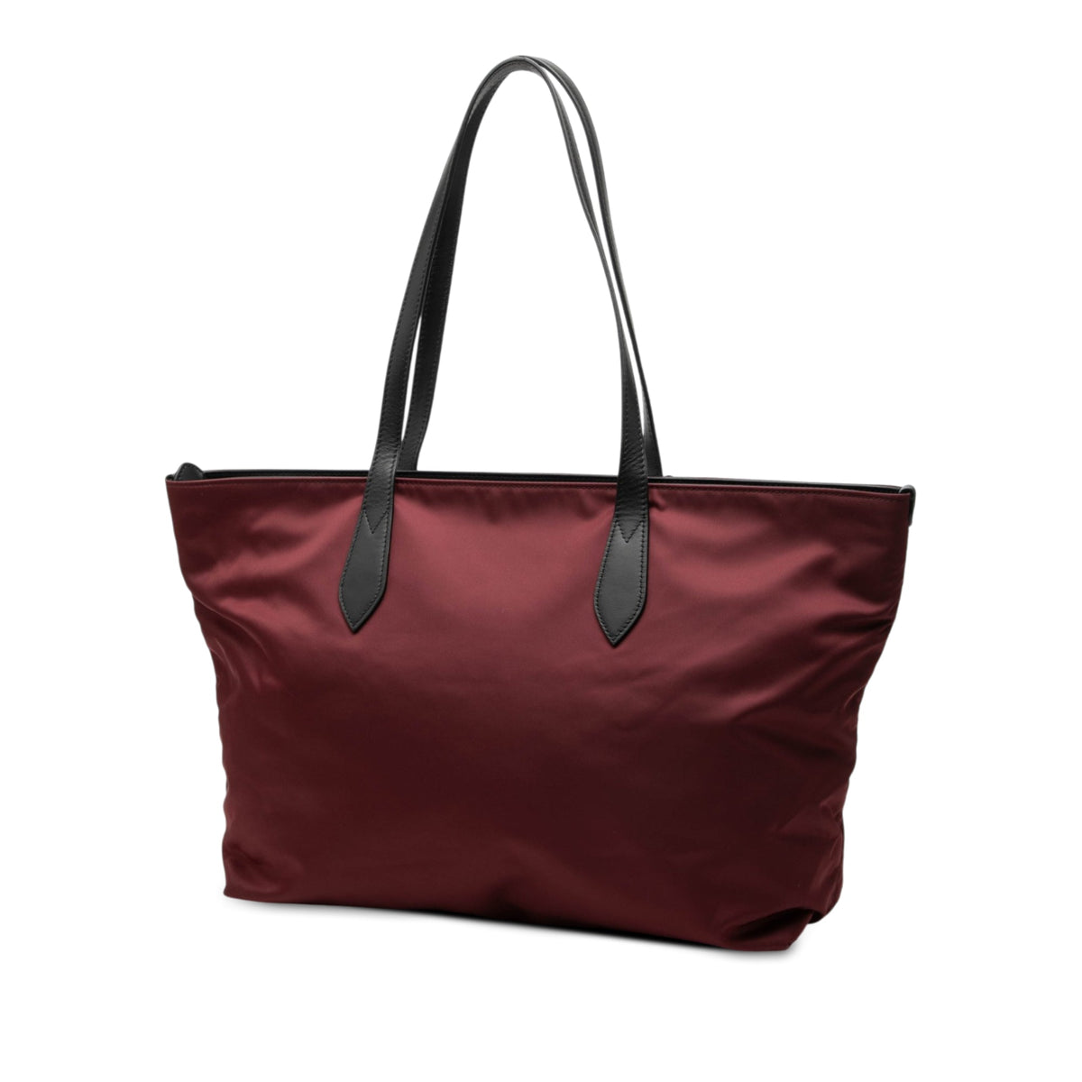 Burberry Medium Econyl Nylon Logo Ardwell Tote — Red