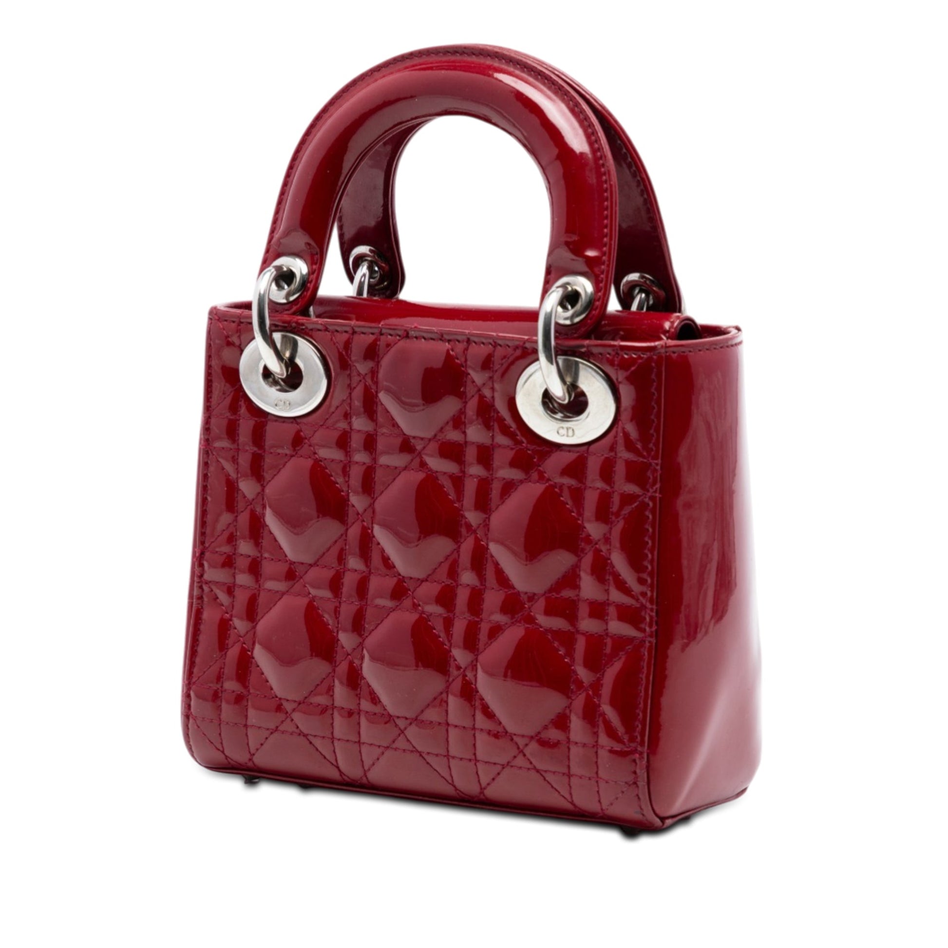 Dior Mini Patent Cannage Lady Dior