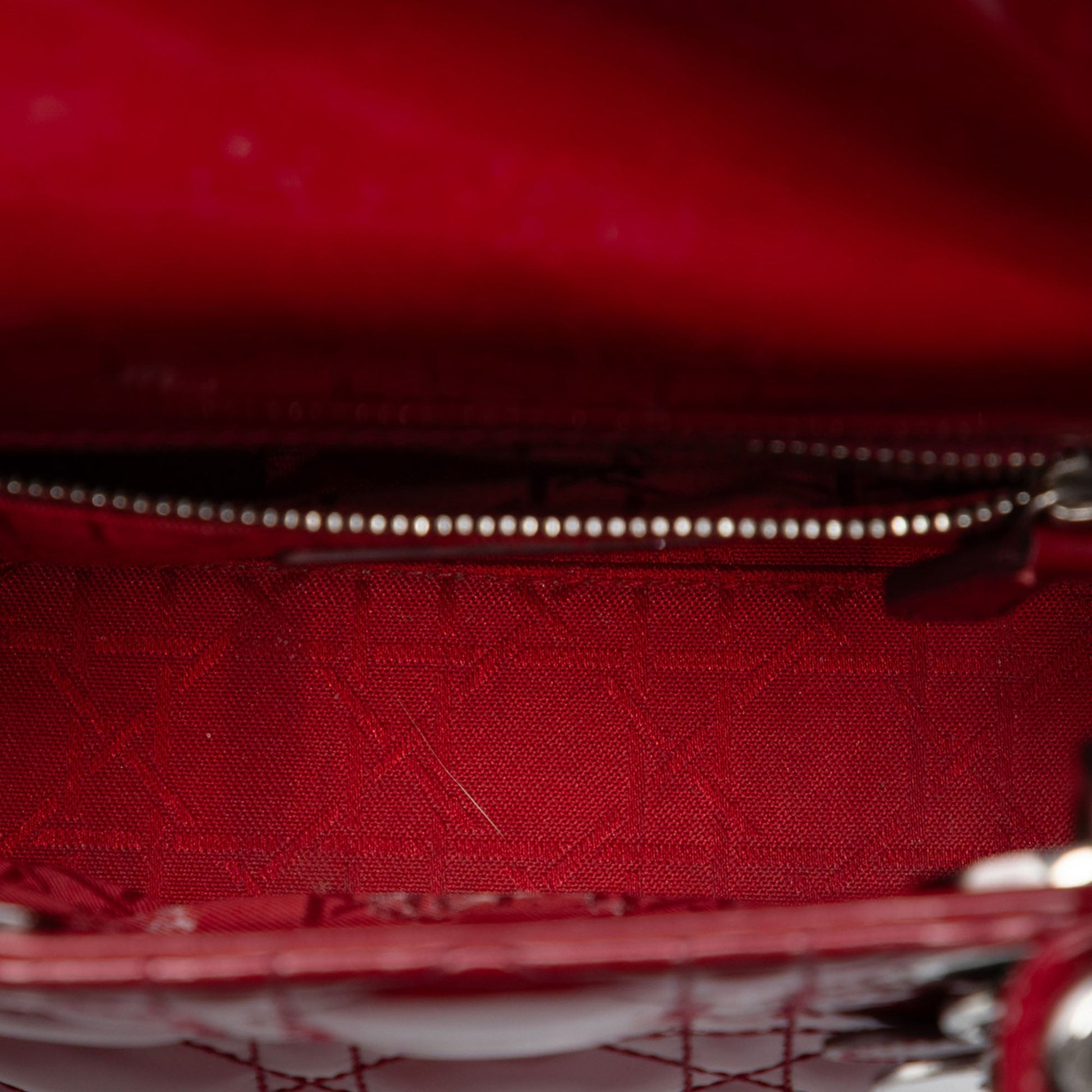 Dior Mini Patent Cannage Lady Dior