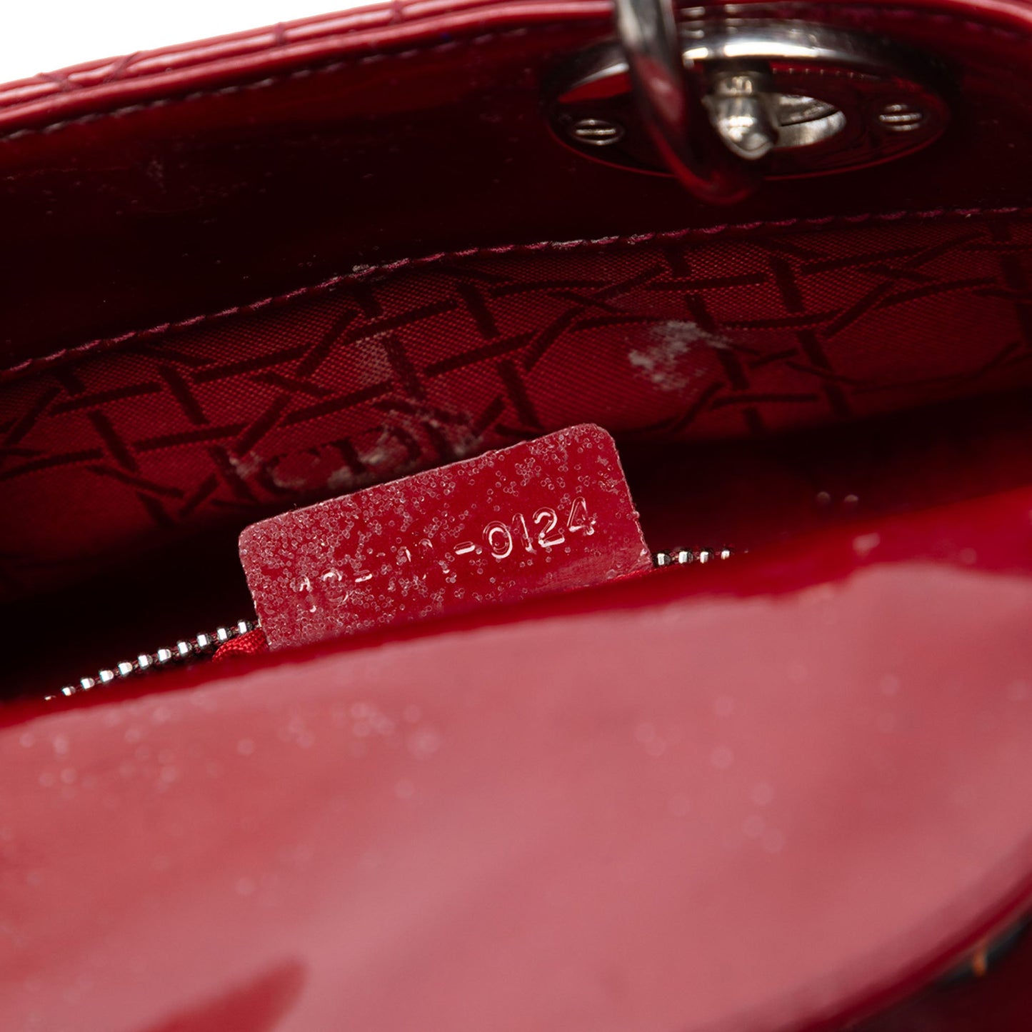 Dior Mini Patent Cannage Lady Dior