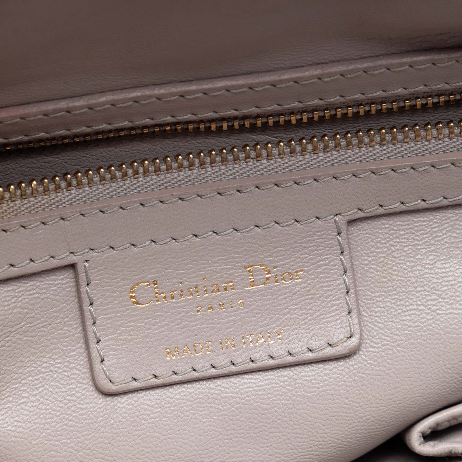 Dior Lambskin Gaufre Cannage Delices Frame Satchel