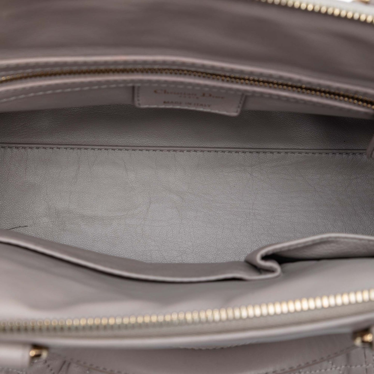 Dior Lambskin Gaufre Cannage Delices Frame Satchel