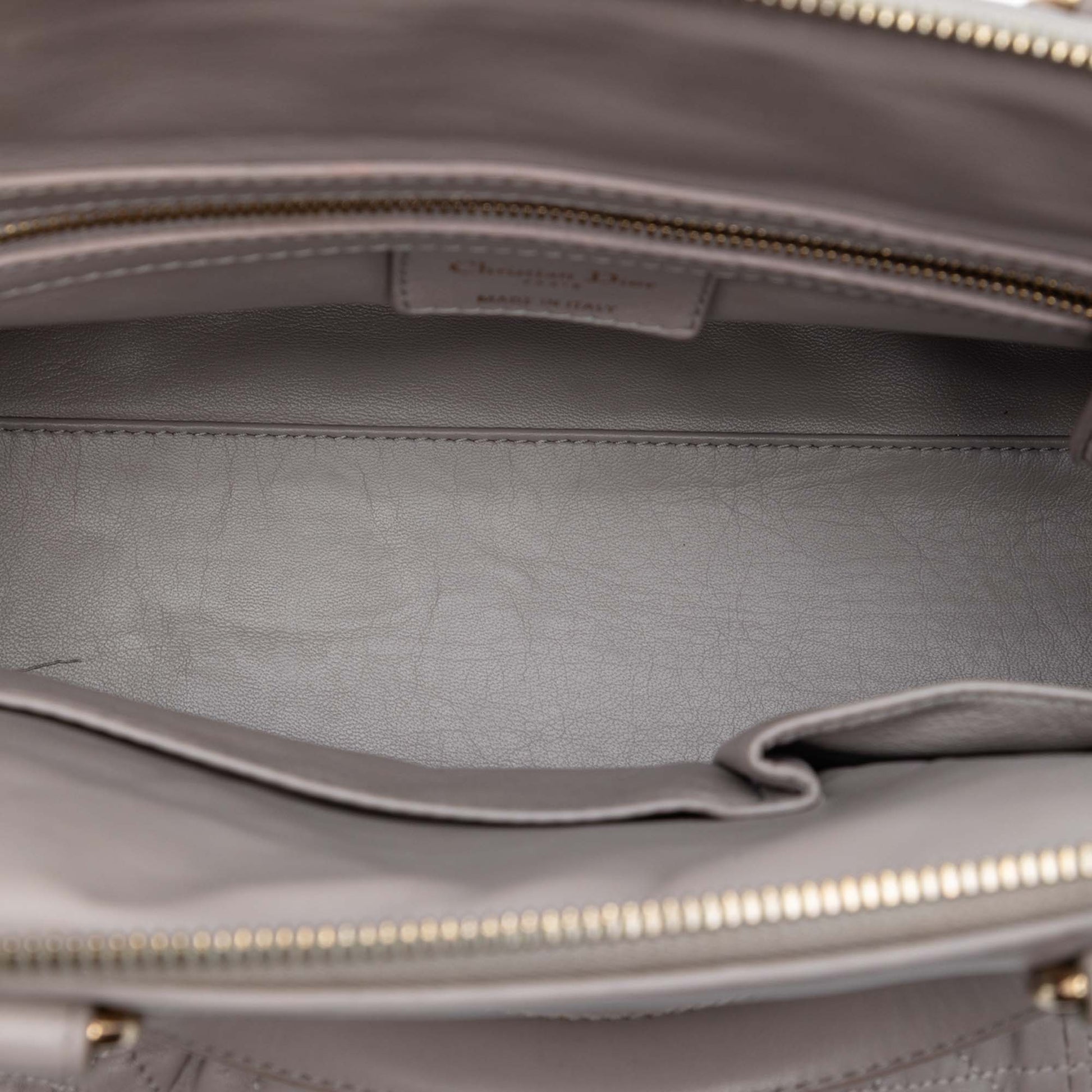 Dior Lambskin Gaufre Cannage Delices Frame Satchel