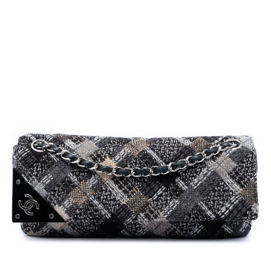 Quilted Tweed East West Flap
