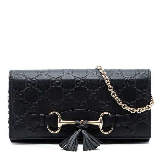 Gucci Guccissima Emily Wallet On Chain