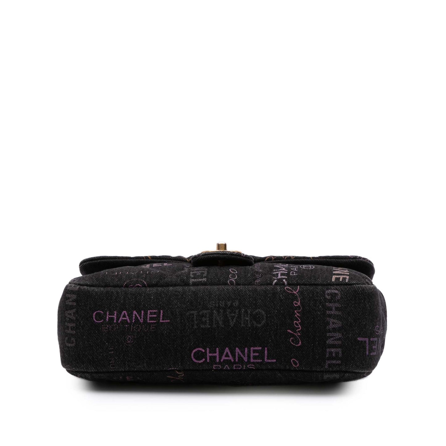 Chanel Medium Quilted Denim Mood Flap