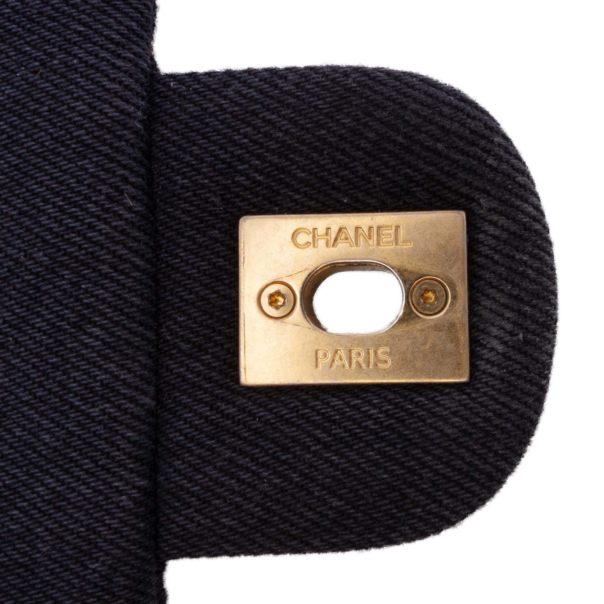 Chanel Medium Quilted Denim Mood Flap