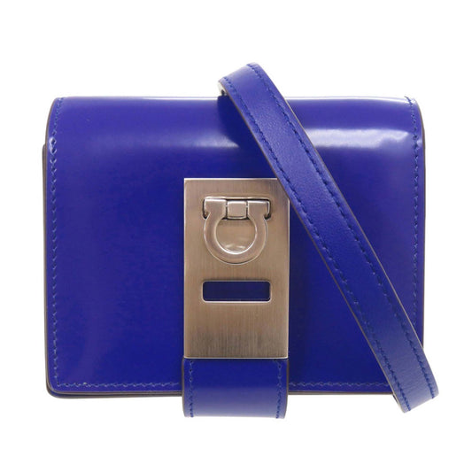Ferragamo Leather Twin Gancio Lock Crossbody