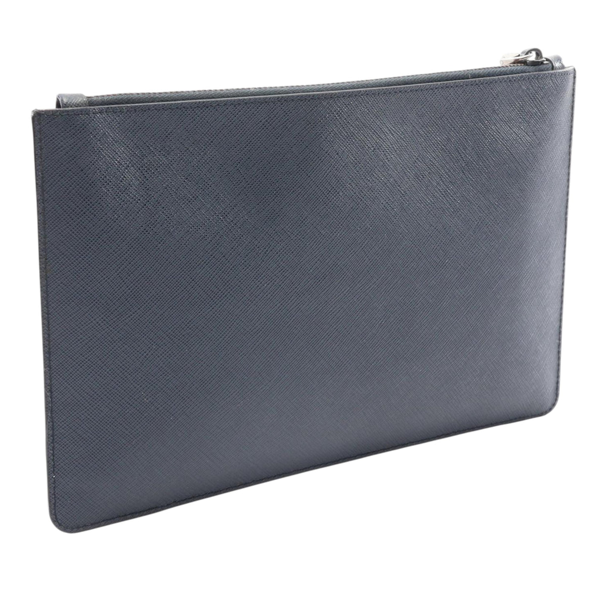Prada Saffiano Clutch — Blue