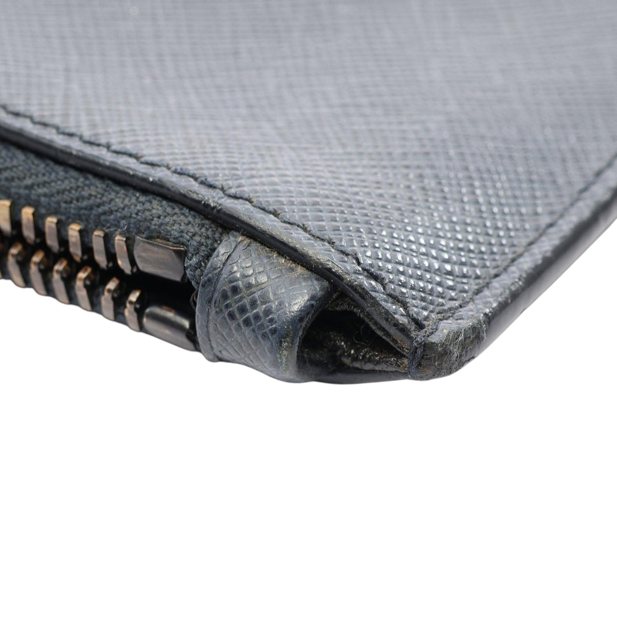 Prada Saffiano Clutch — Blue