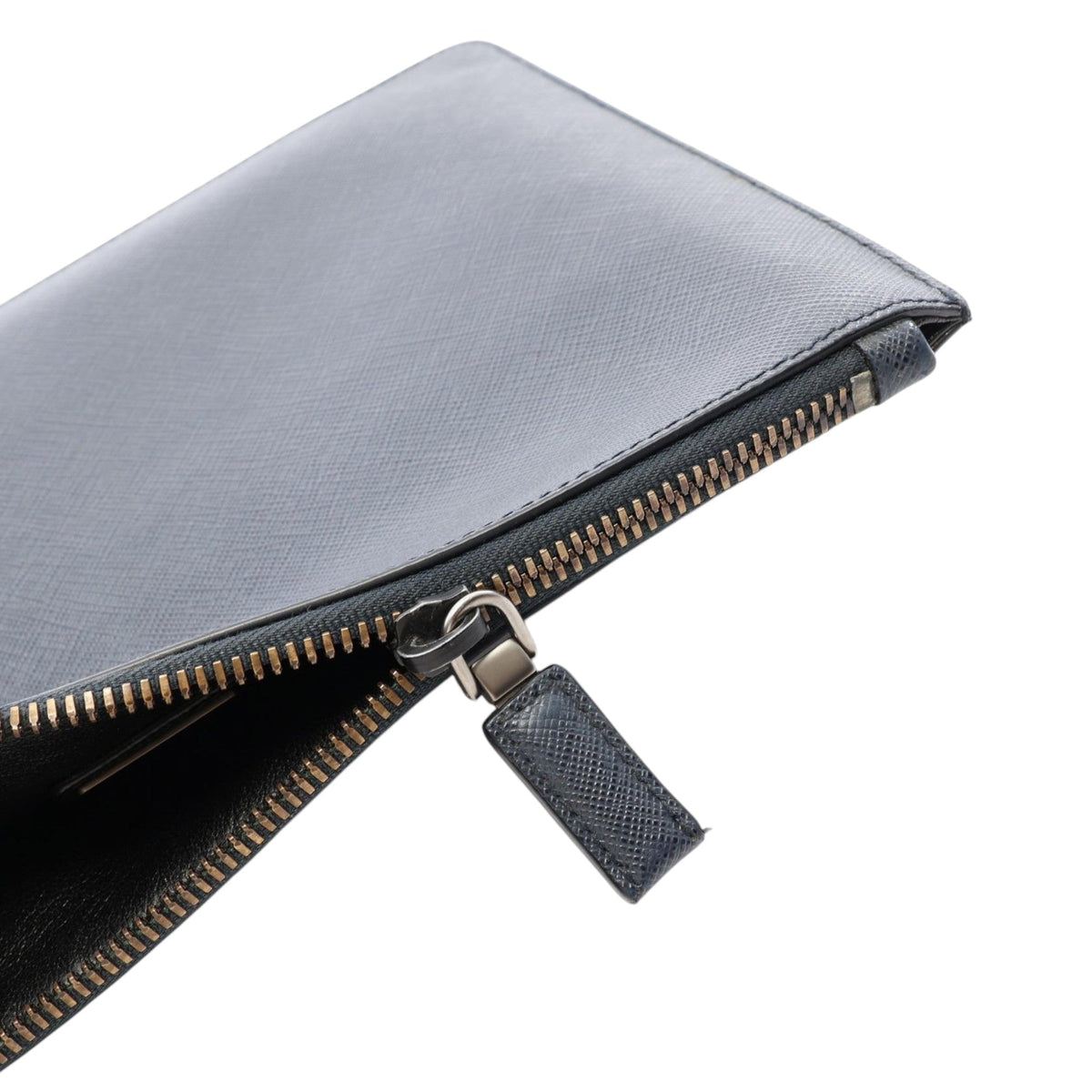 Prada Saffiano Clutch — Blue