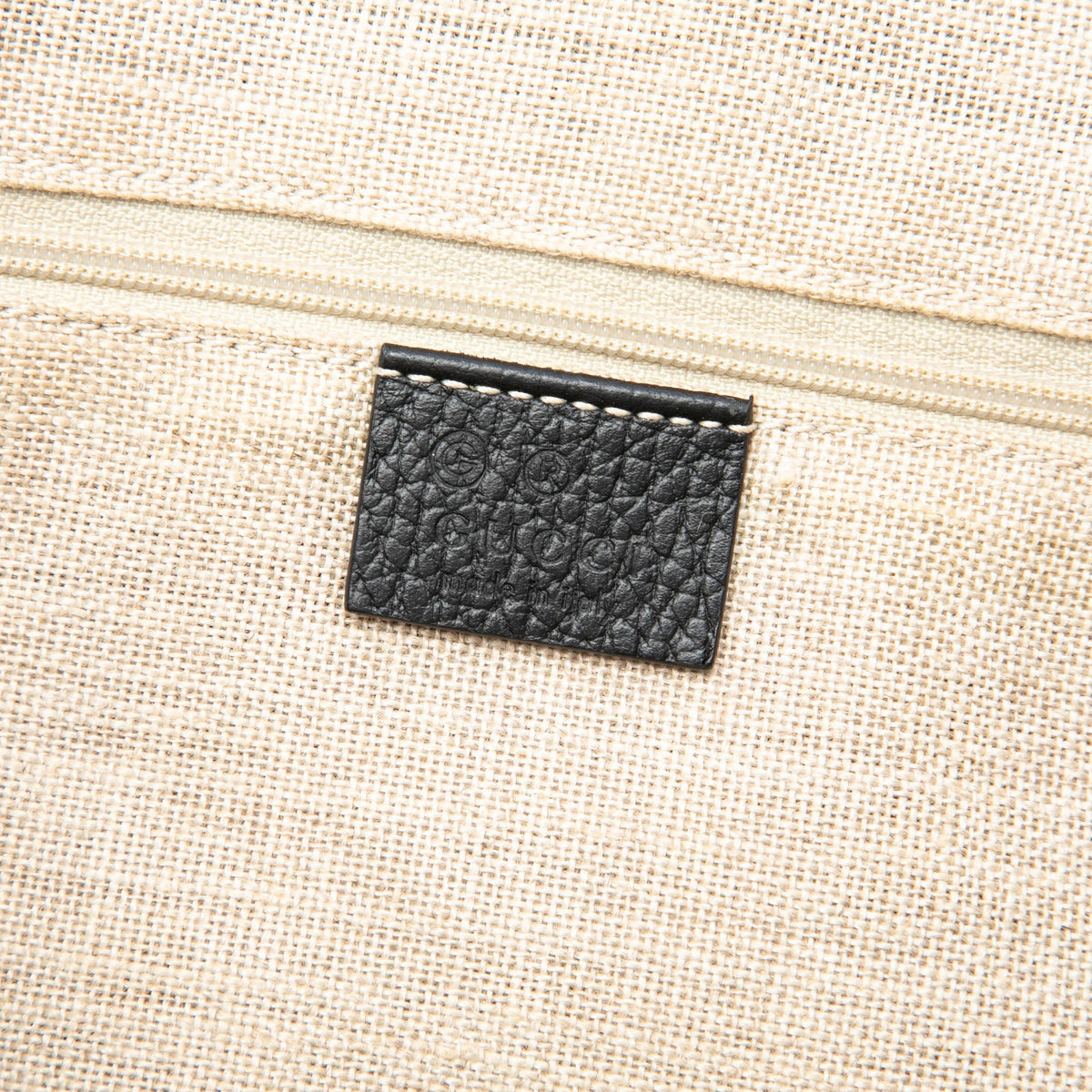 Gucci Medium Calfskin GG Charm Dome Satchel — Black